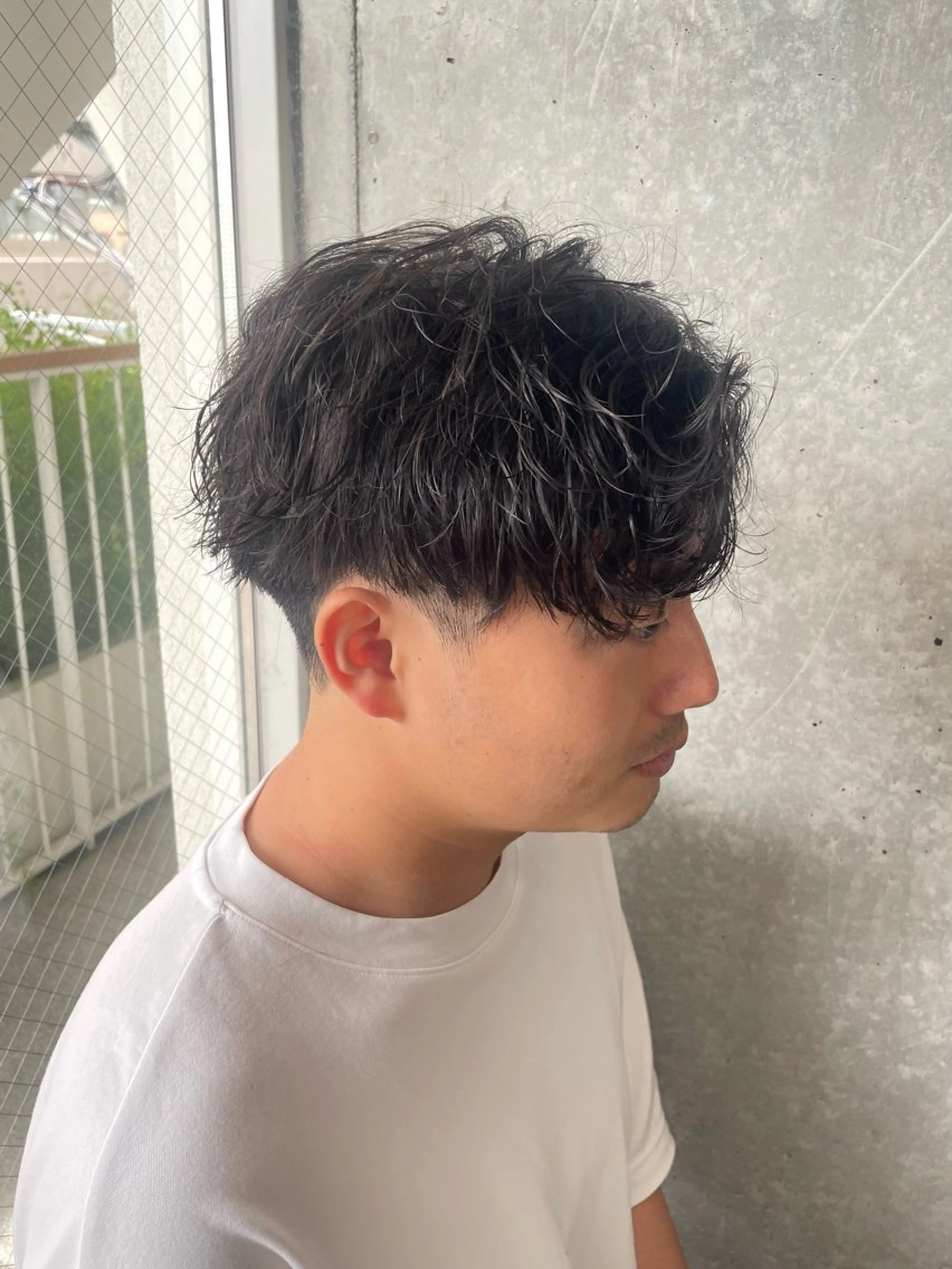 パーマ メンズ カット パーマ トリートメント ヘアセット メンズモテパーマ💙 fuwaのヘアスタイル