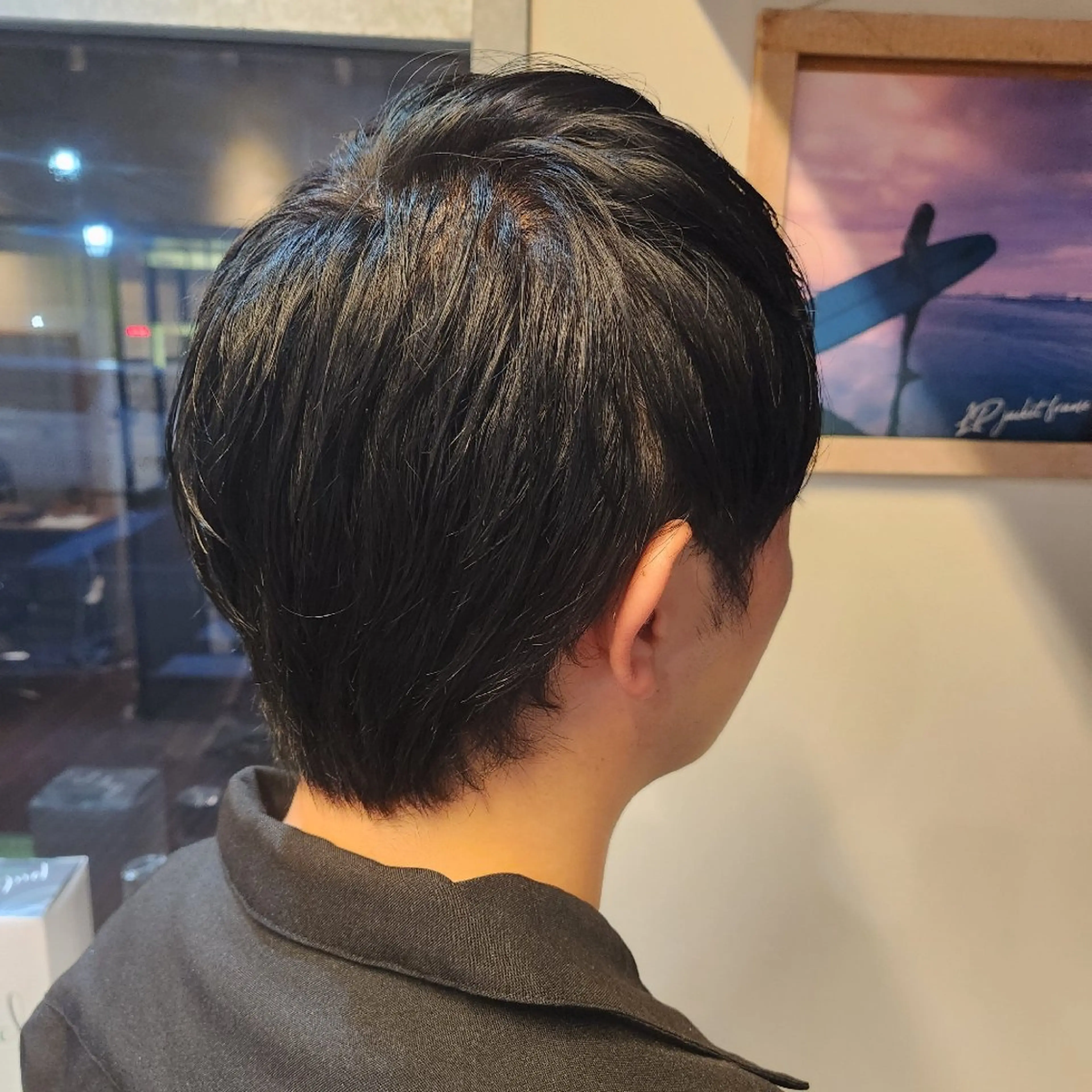 ショート メンズ メンズ就活ヘア ユウナ/眉ワックス /メンズカットモデルのヘアスタイル