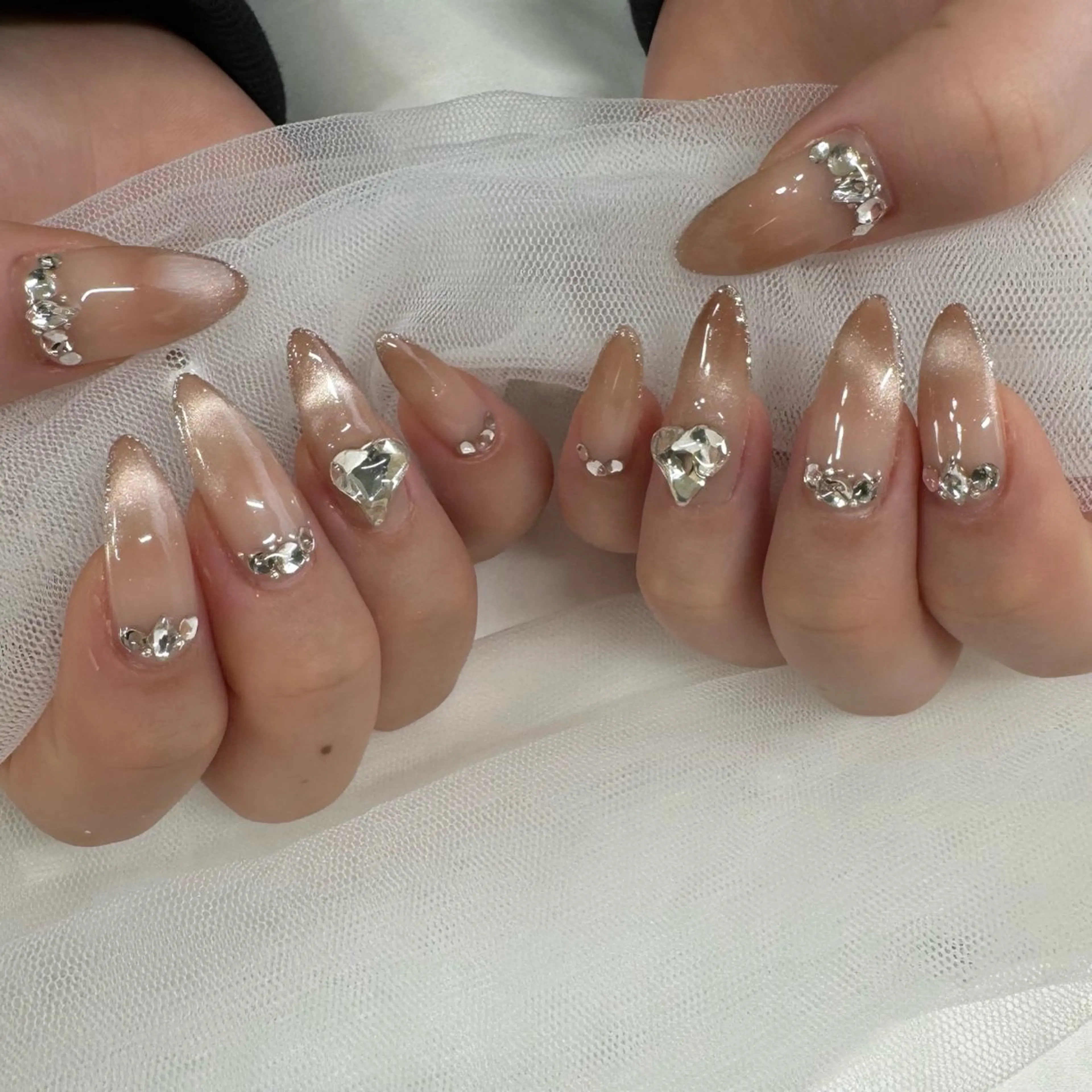 ネイル ハート 東 千夏のネイルデザイン