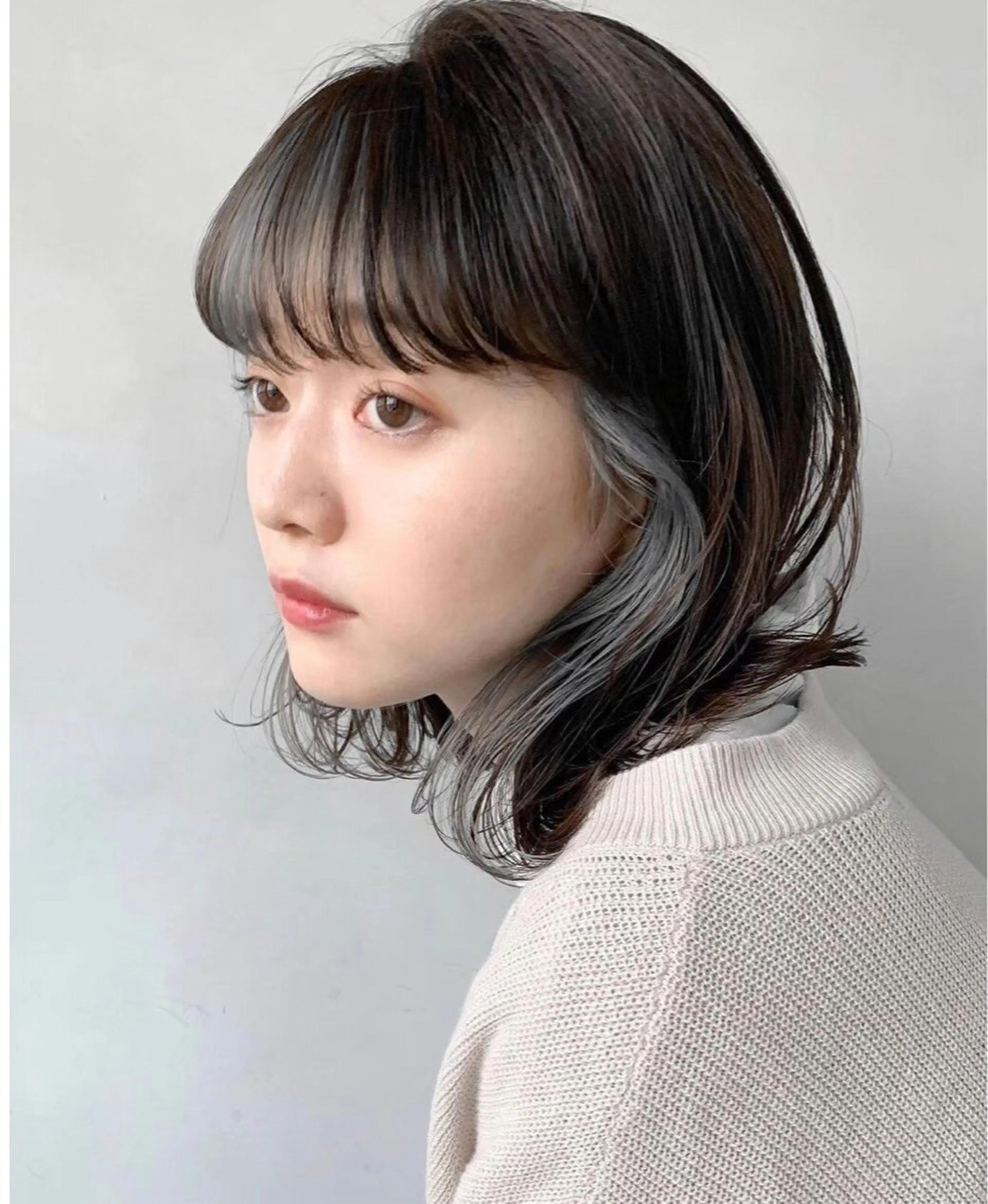 《韓国風デザインカラー🫧‪》インナーカラー(ベースカラー込)の写真