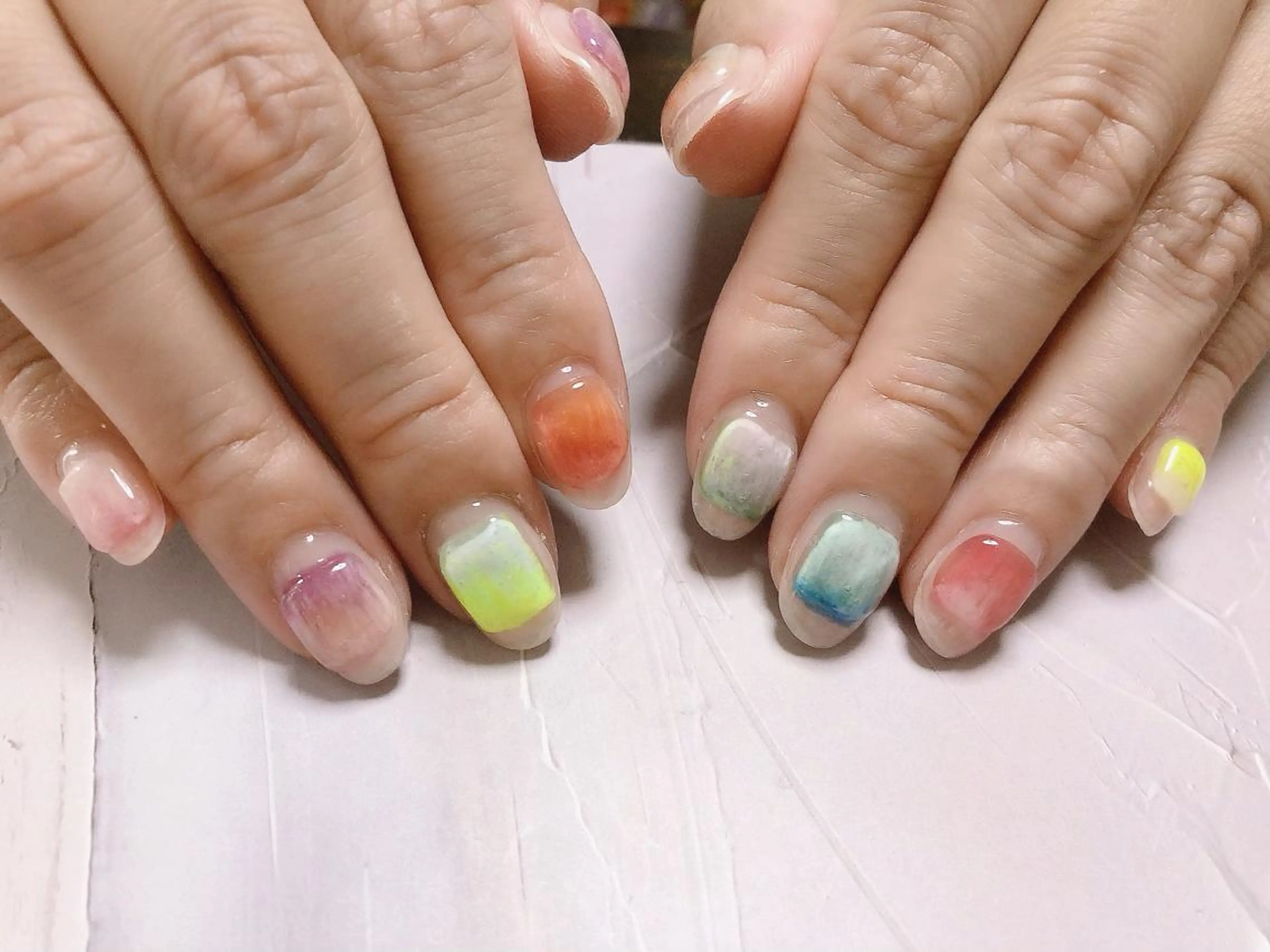 ネイル アートネイル ジェルネイル mano nella manoのネイルデザイン