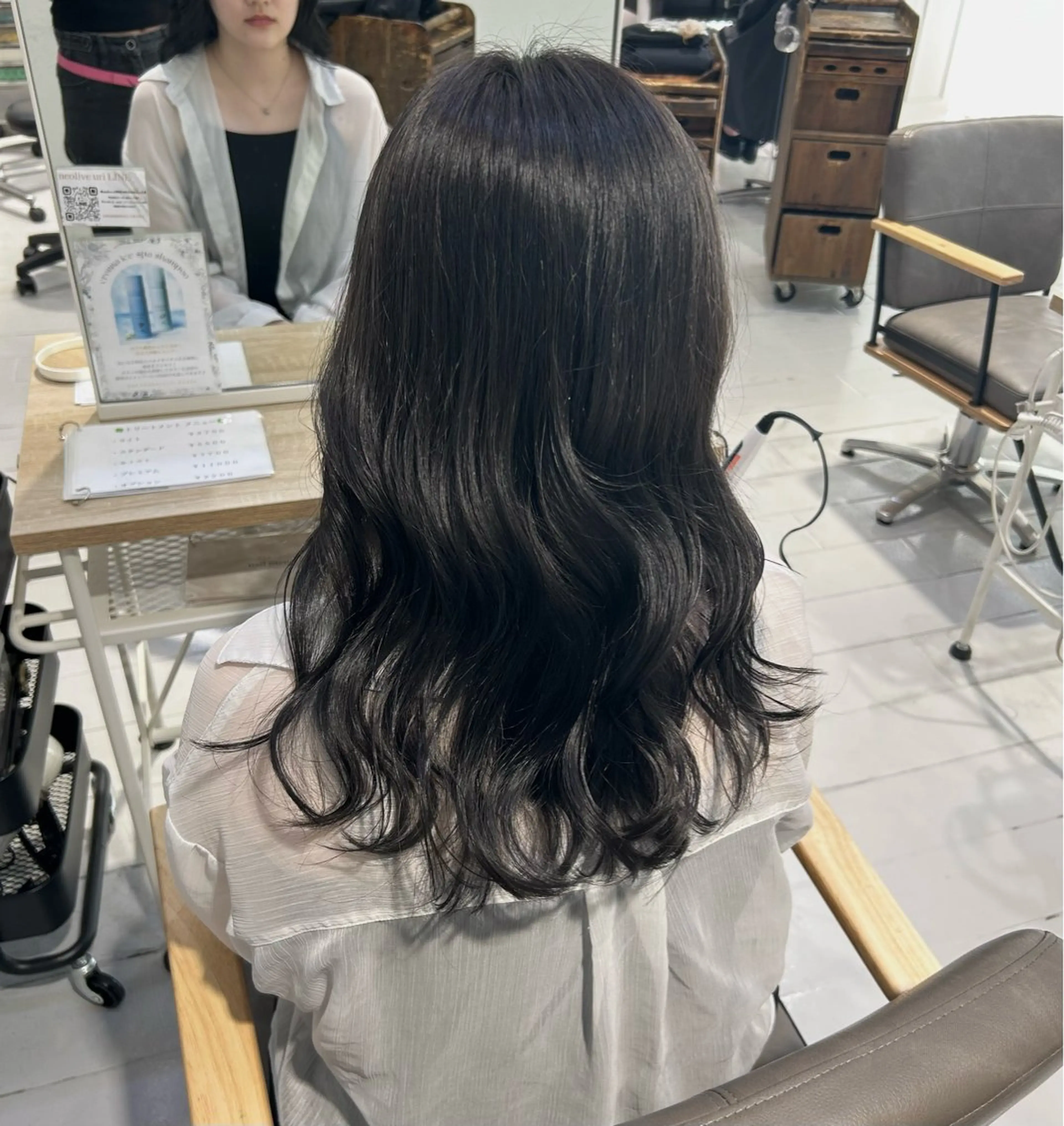 ロング ヘアカラー トリートメント 韓国ヘア ‎⟡.·KANA🐥のヘアスタイル