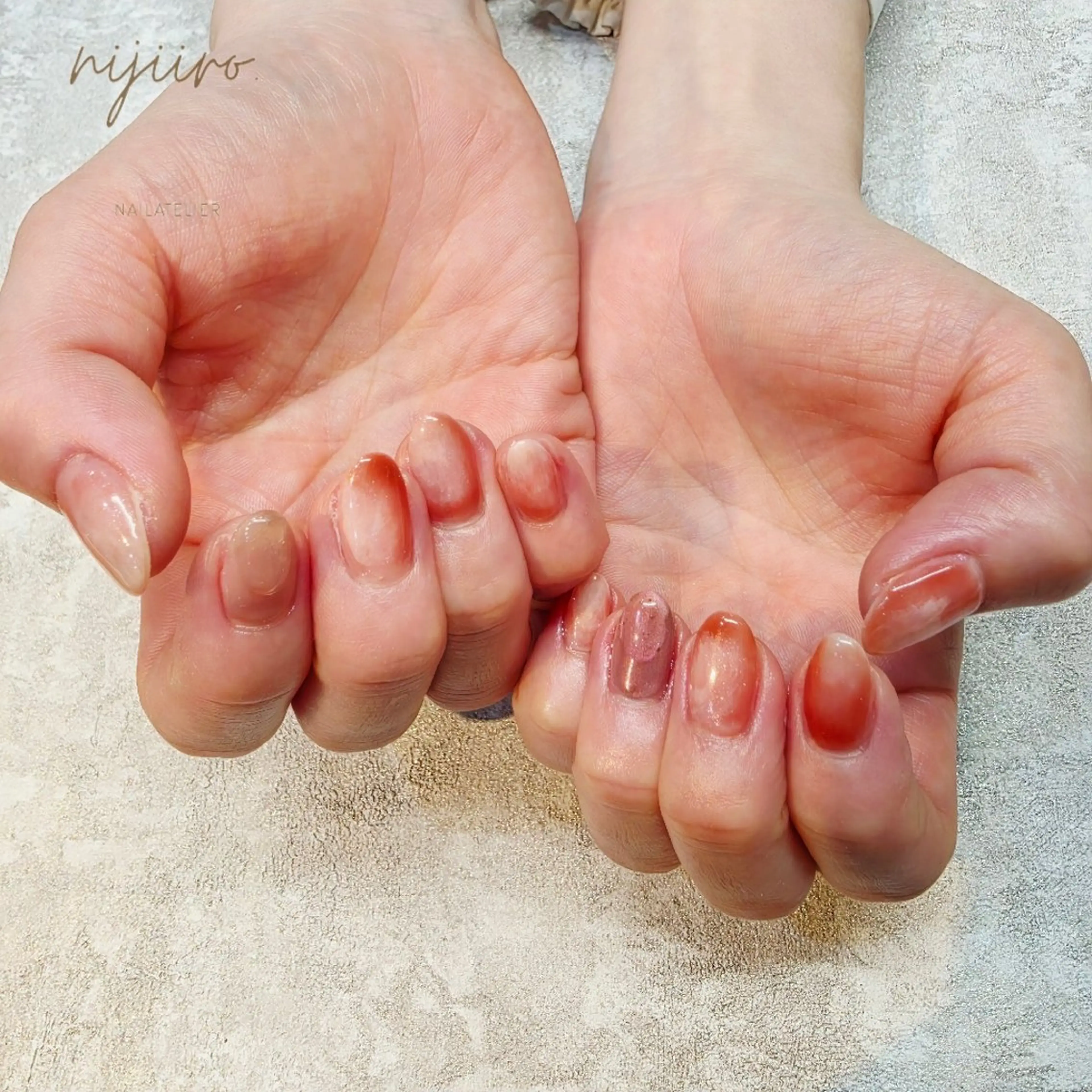 ネイル ハンドネイル nailatelier nijiiro.所属・nijiiro🌈 サトウのネイルデザイン