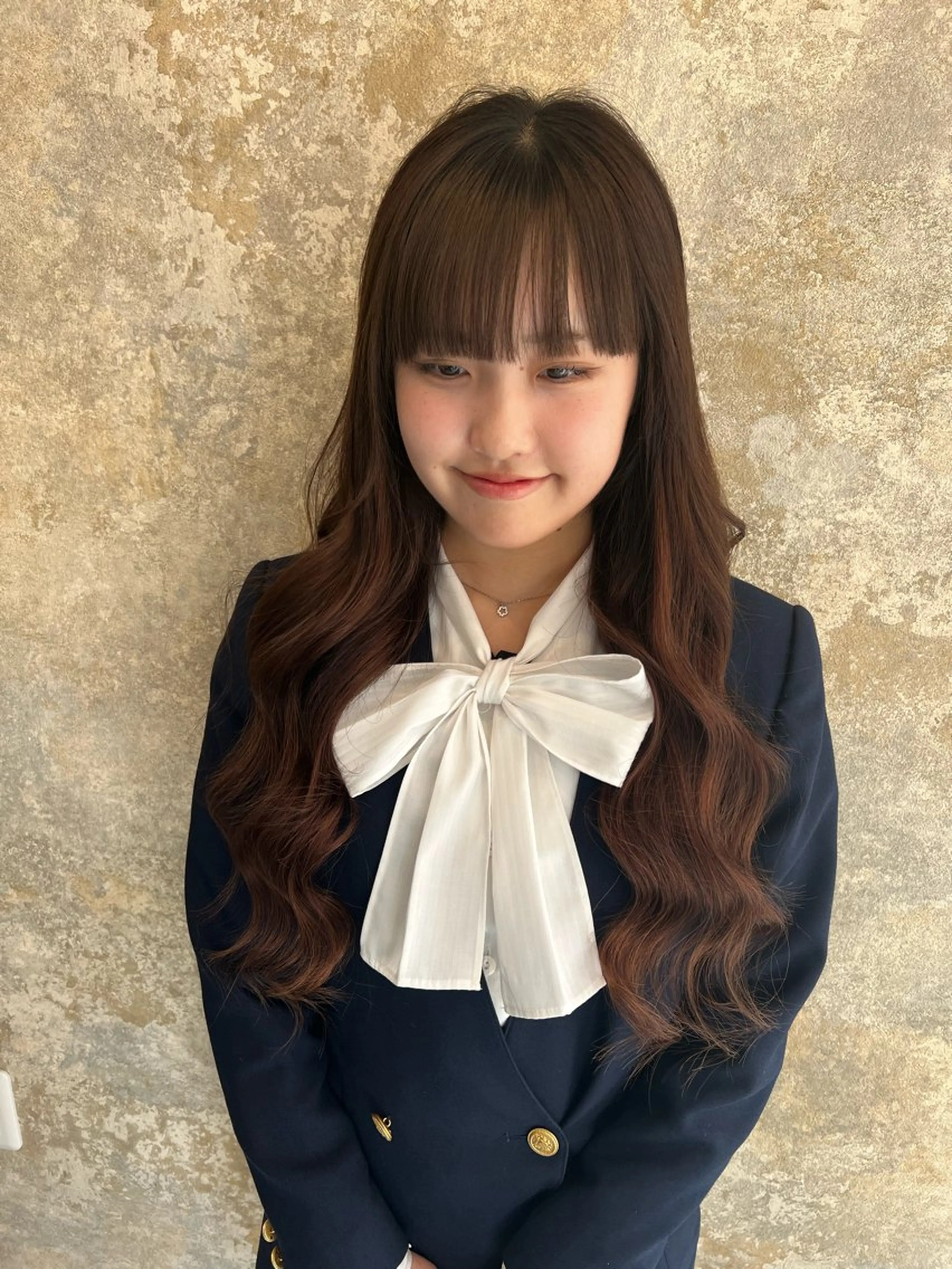 ロング ヘアカラー エクステ Wakita Masakiのヘアスタイル