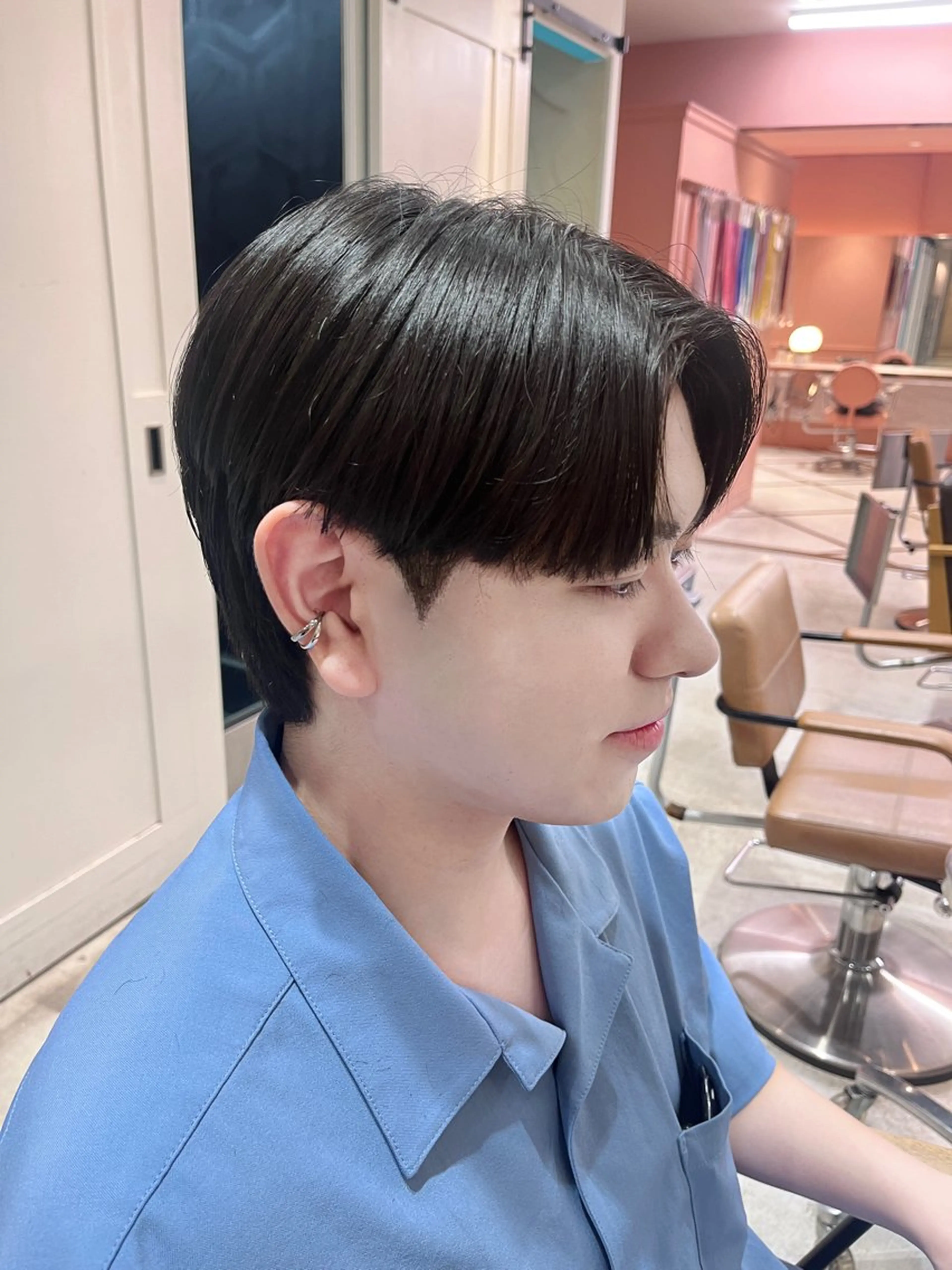 ショート メンズ カット 大阪韓国メンズ特化 LUNAのヘアスタイル