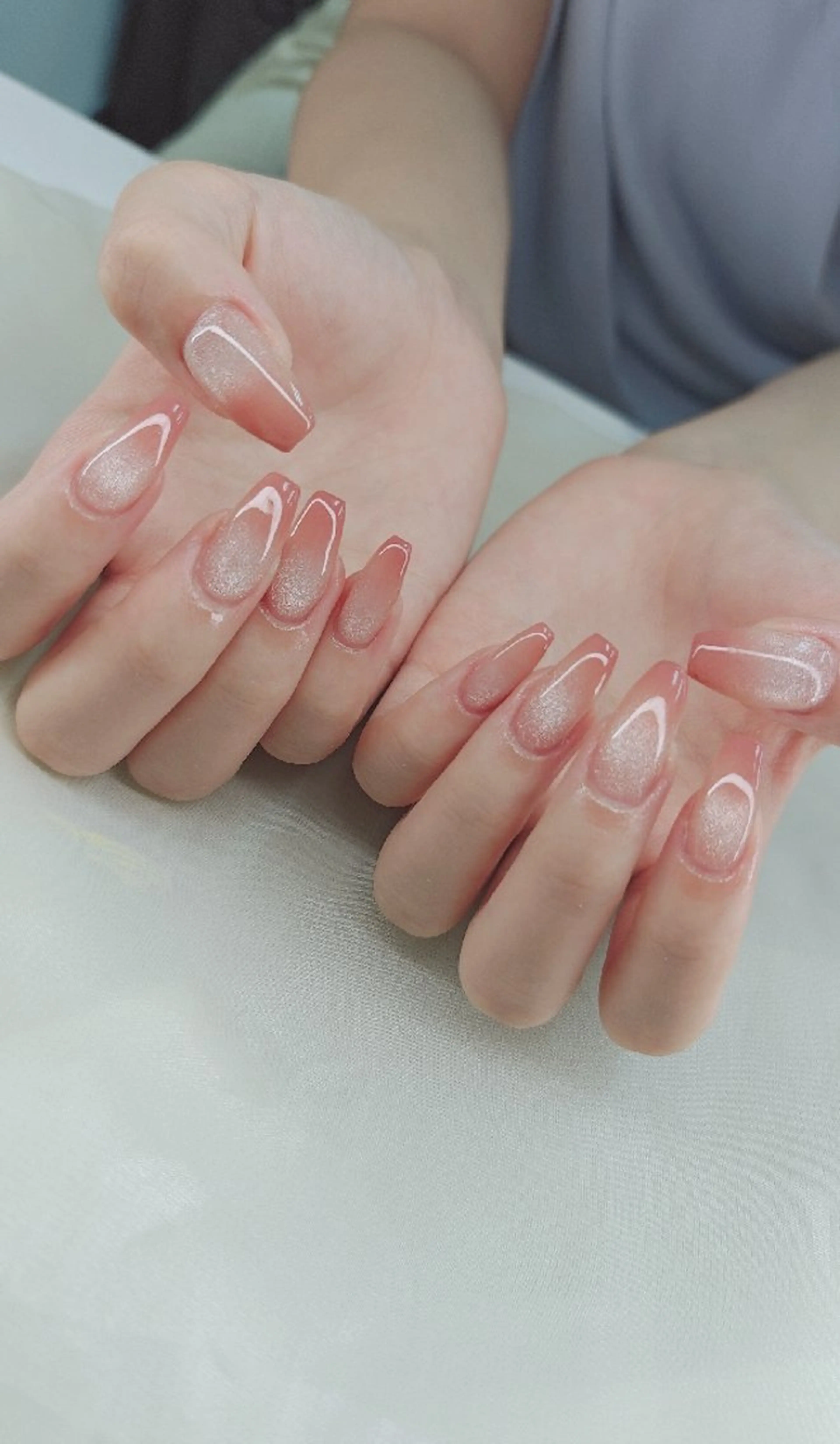 ネイル べっ甲ネイル チークネイル フレンチネイル 韓国ネイル ニュアンスネイル ♡Sherry  Nail♡のネイルデザイン