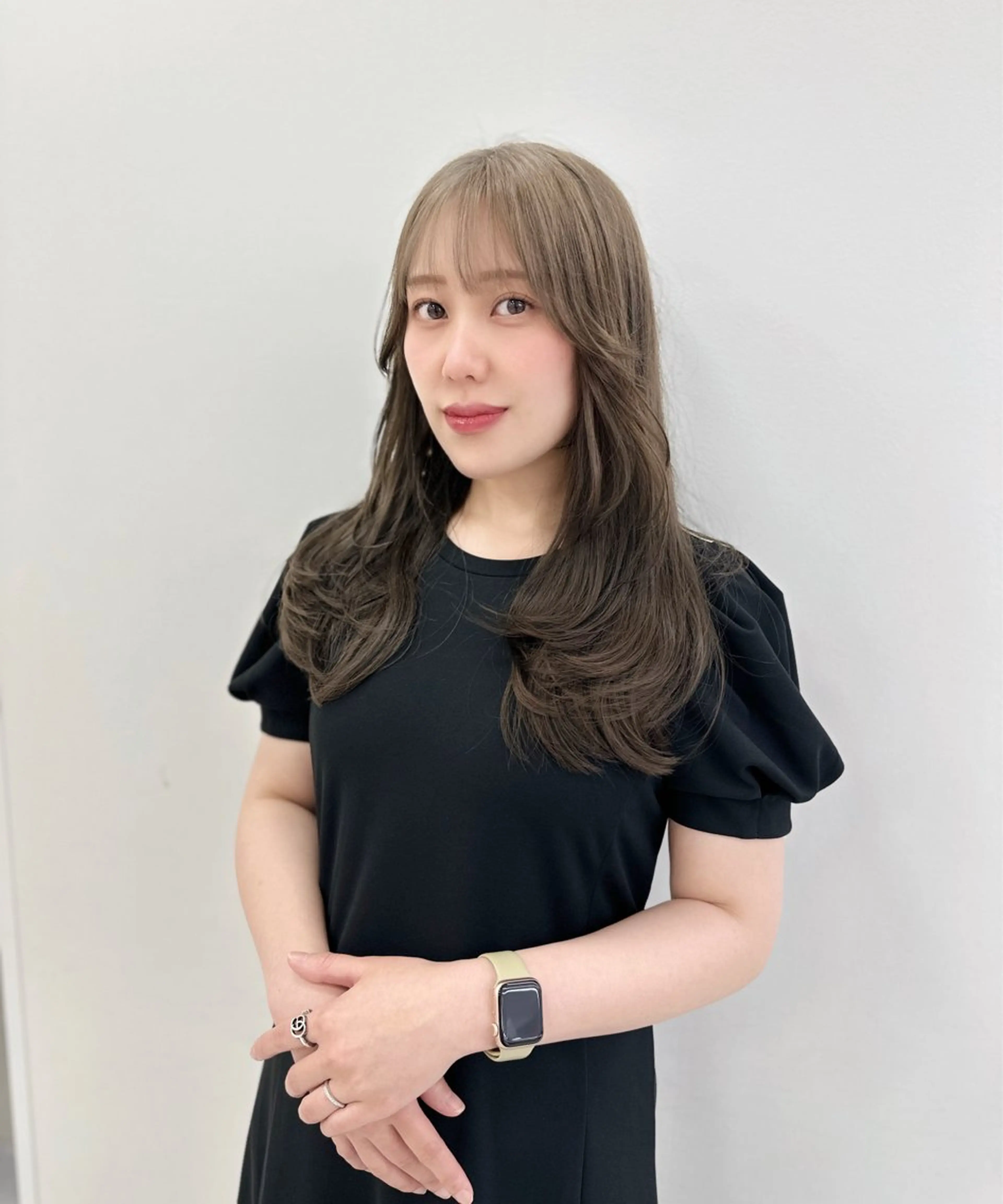 カラー パーマ ヘアアレンジ メンズ キッズ ♥️韓国ヘア レイヤー♥️ゆりのヘアスタイル