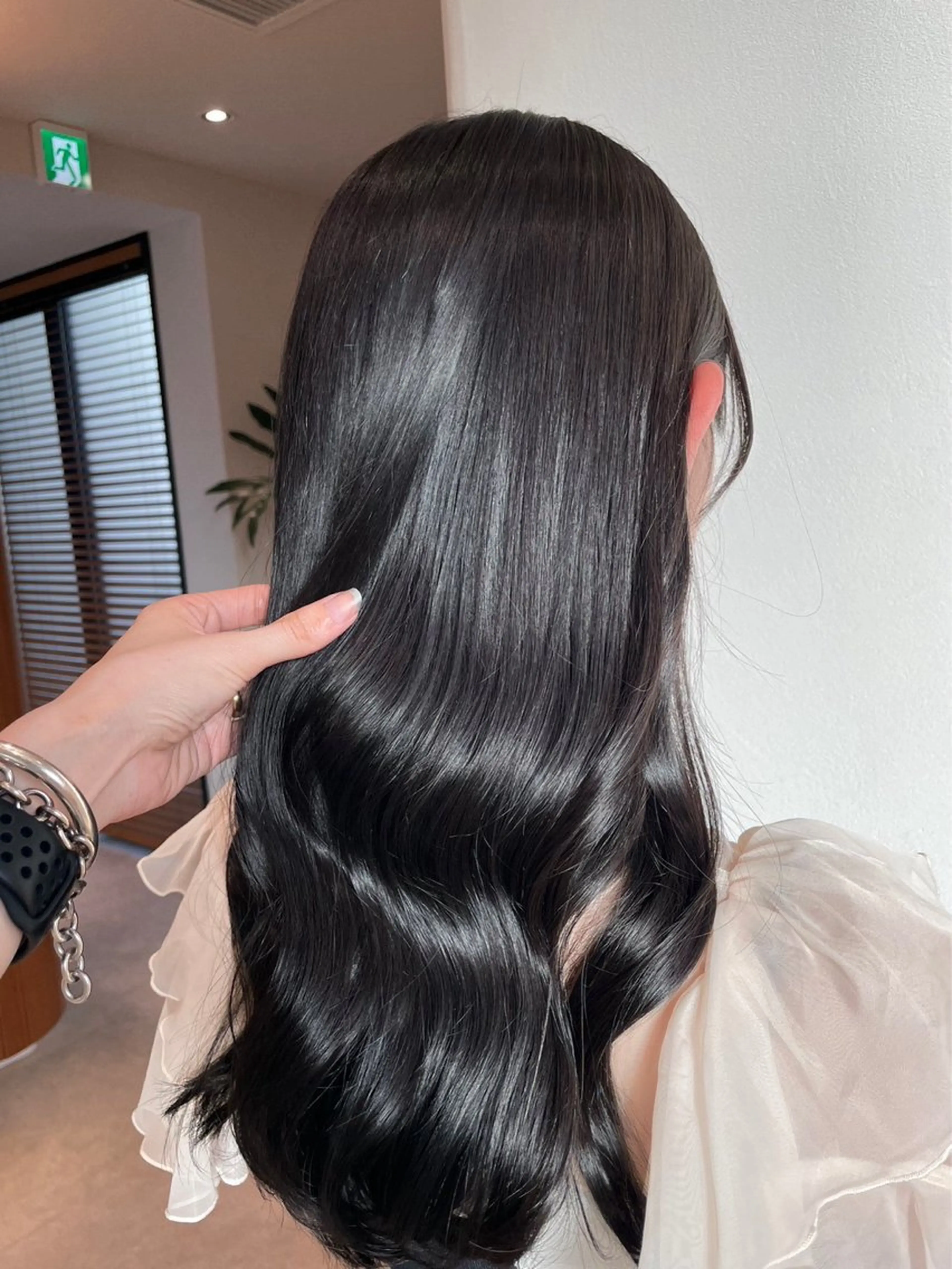 セミロング ヘアカラー トリートメント 韓国ヘア/館林美容室 /髪質改善/涼のヘアスタイル