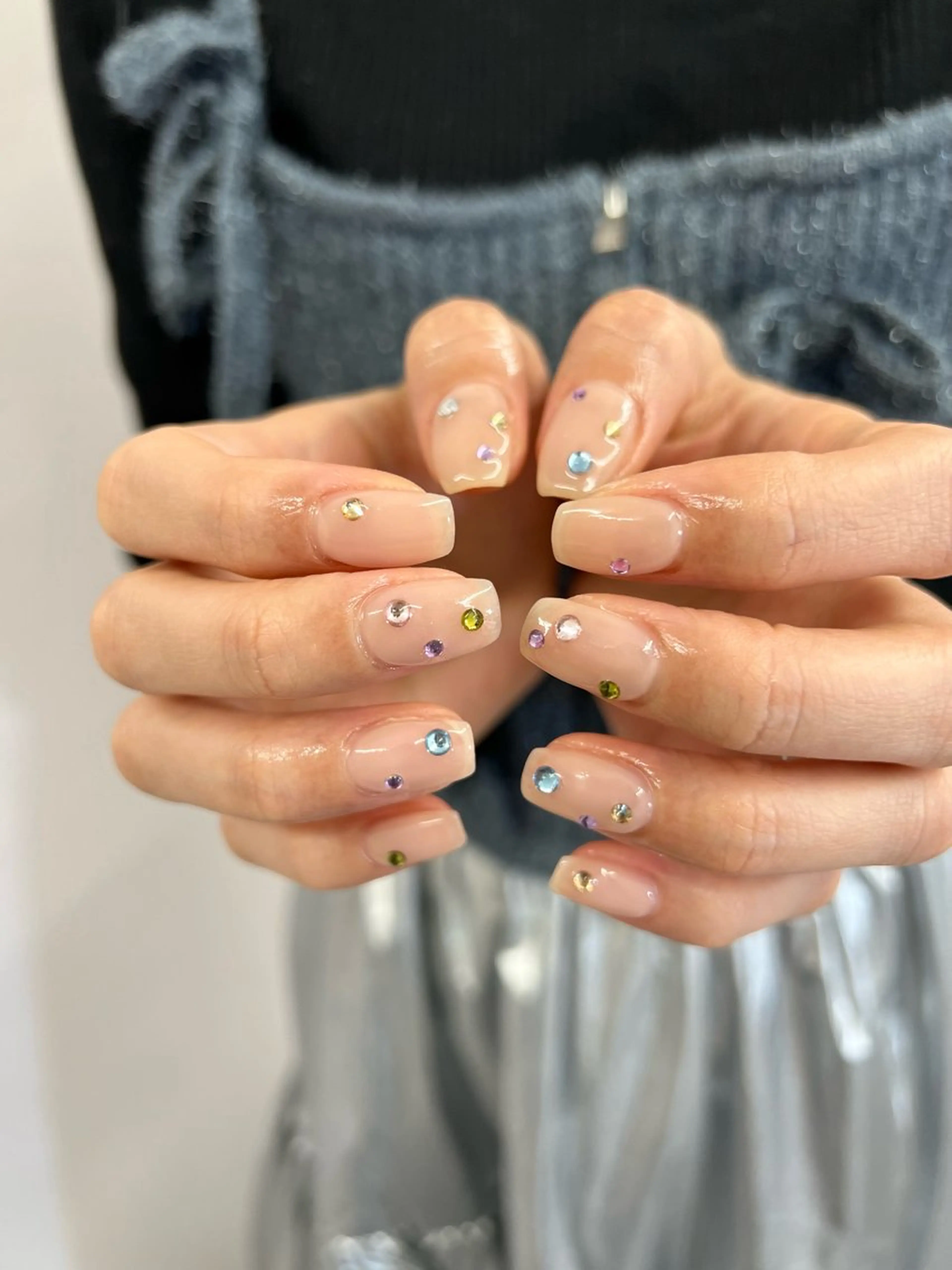 ネイル ジェルネイル マグネットネイル ニュアンスネイル ワンカラーネイル パラジェル ハンドネイル ハンドケア Bana_ Nailのネイルデザイン