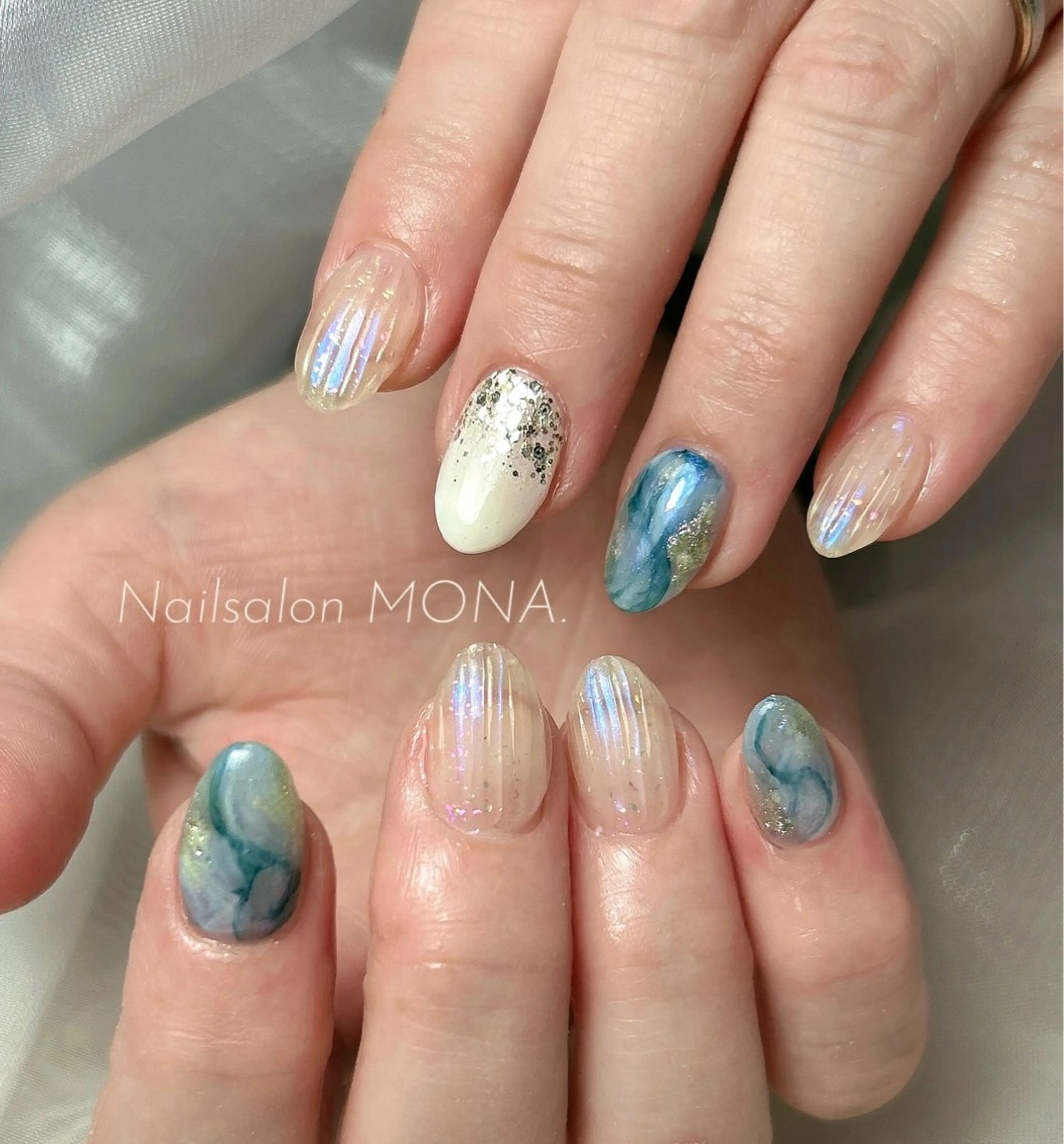 ネイル ニュアンスネイル ハンドネイル Nailsalon MONA.のネイルデザイン