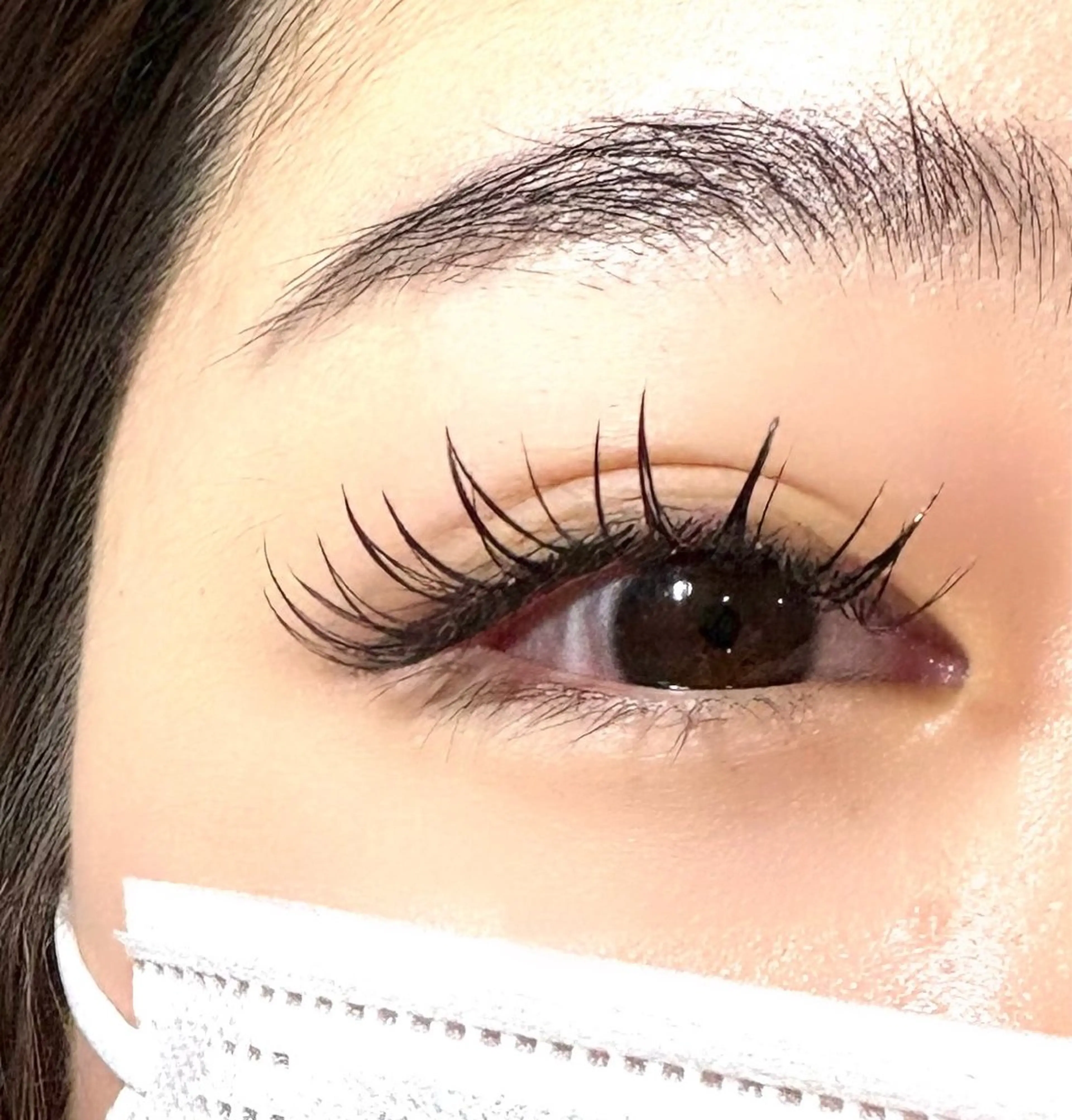 【平日限定】ダブルフラットラッシュ❇️80束or100束🤍オフ&コーティング込み🎀（+550円でLEDに変更可能）の写真