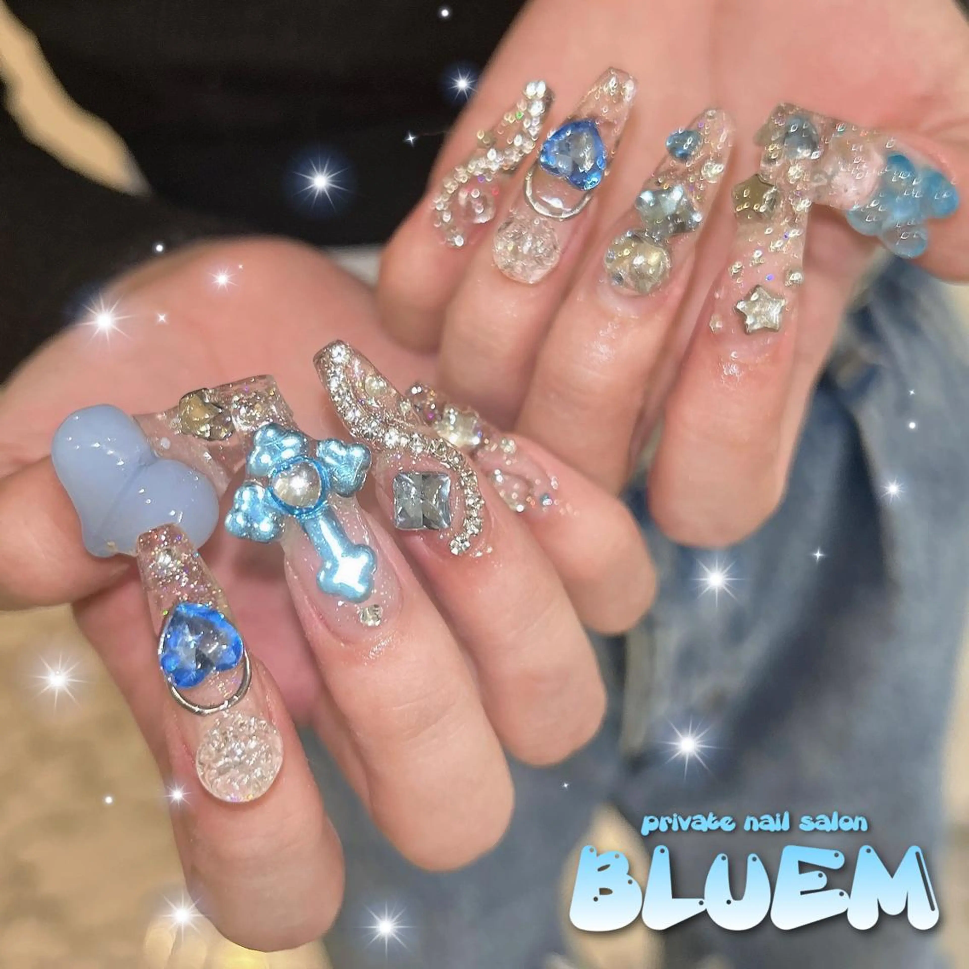 ネイル ハンドネイル BLUEM なな🐶のネイルデザイン