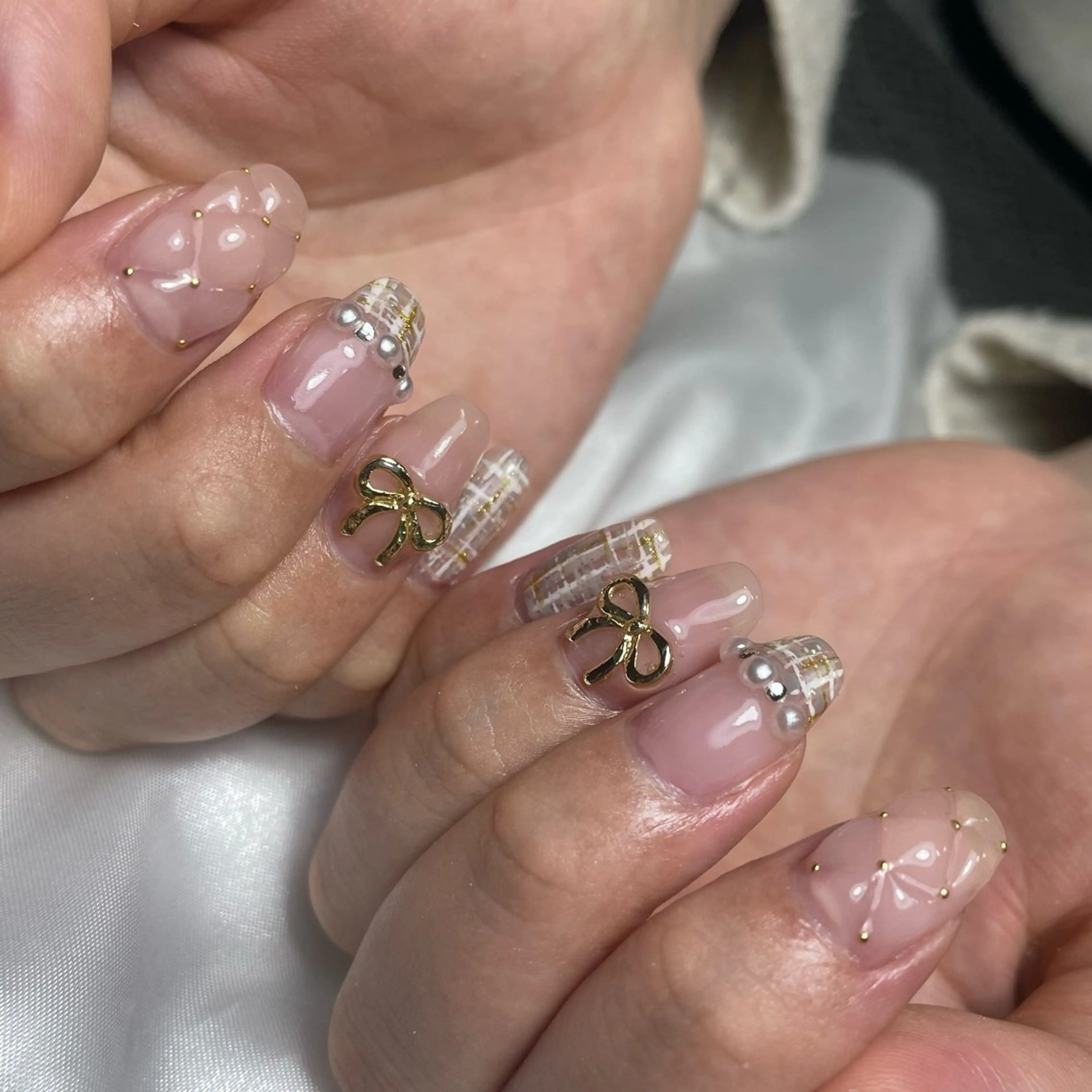 ネイル ツイードネイル WATANABE MAYUMIのネイルデザイン