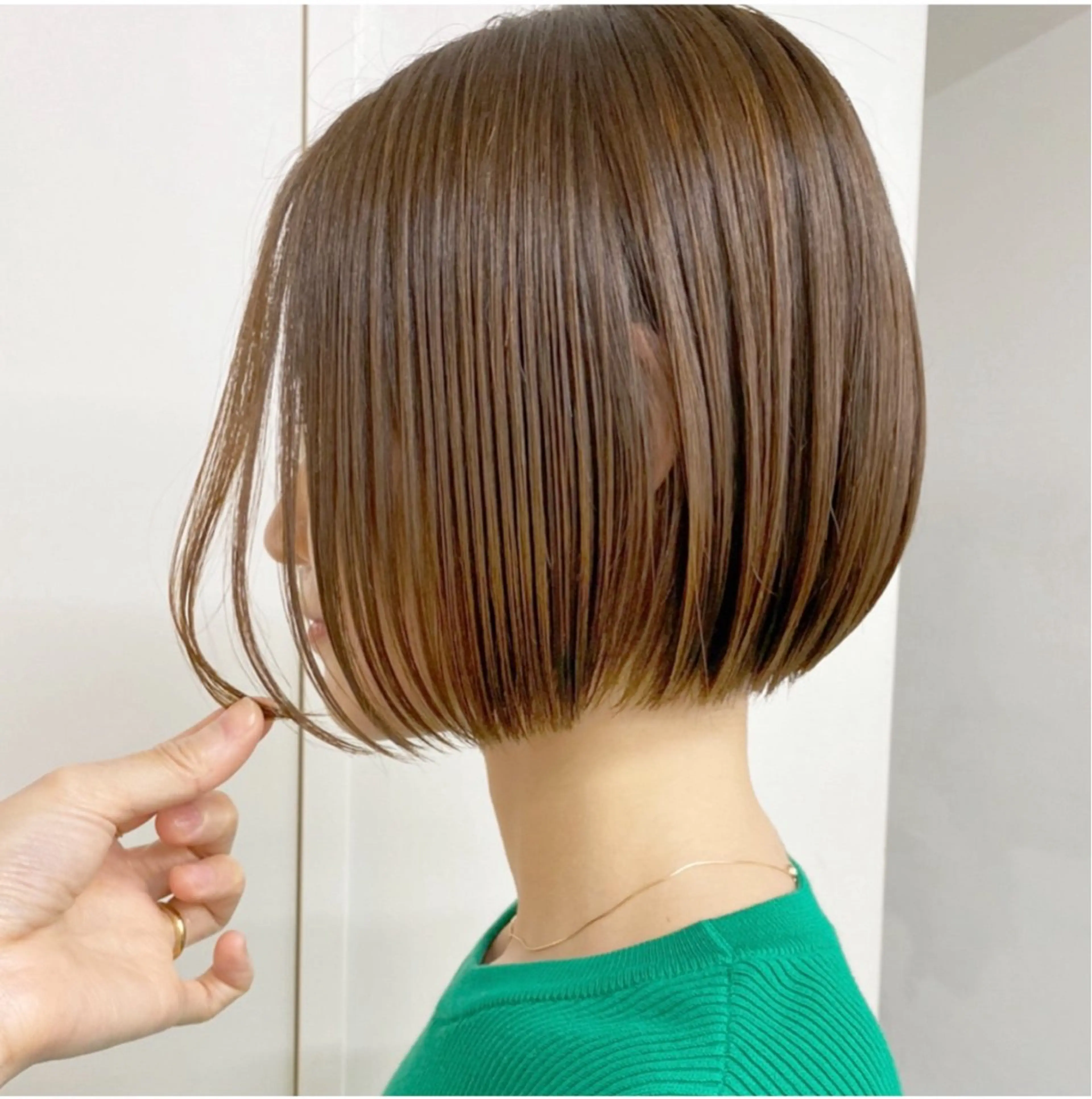 ショート まとまるボブ/縮毛矯 生🌿あおい✨のヘアスタイル