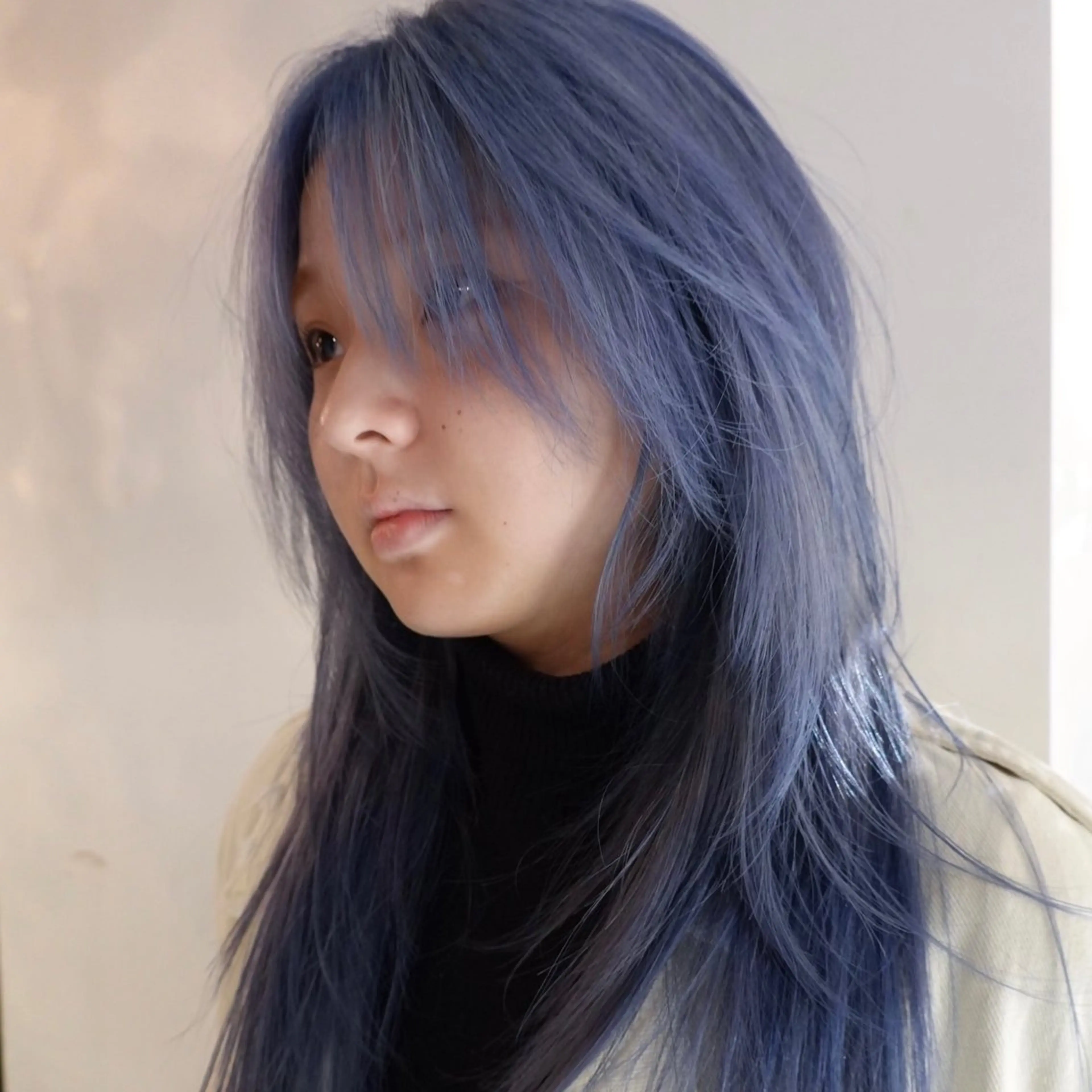 ロング カラー ブルーカラー パープルカラー bloc japon所属・ﾌﾞﾚｲｽﾞ˚✧₊⁎ ﾚｲﾔｰToriのヘアスタイル