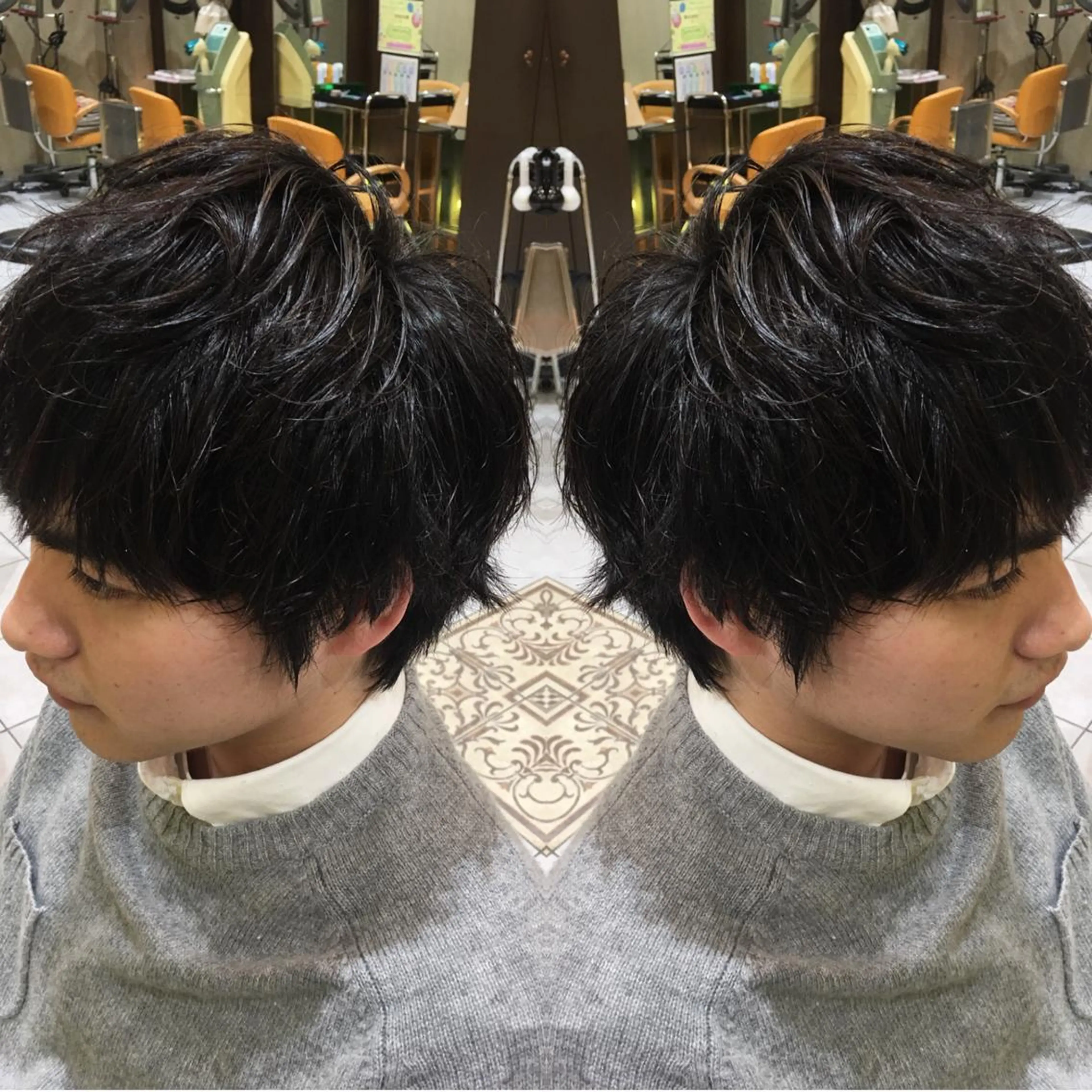 ショート パーマ メンズ Blossom大塚 ディレクター永野のヘアスタイル