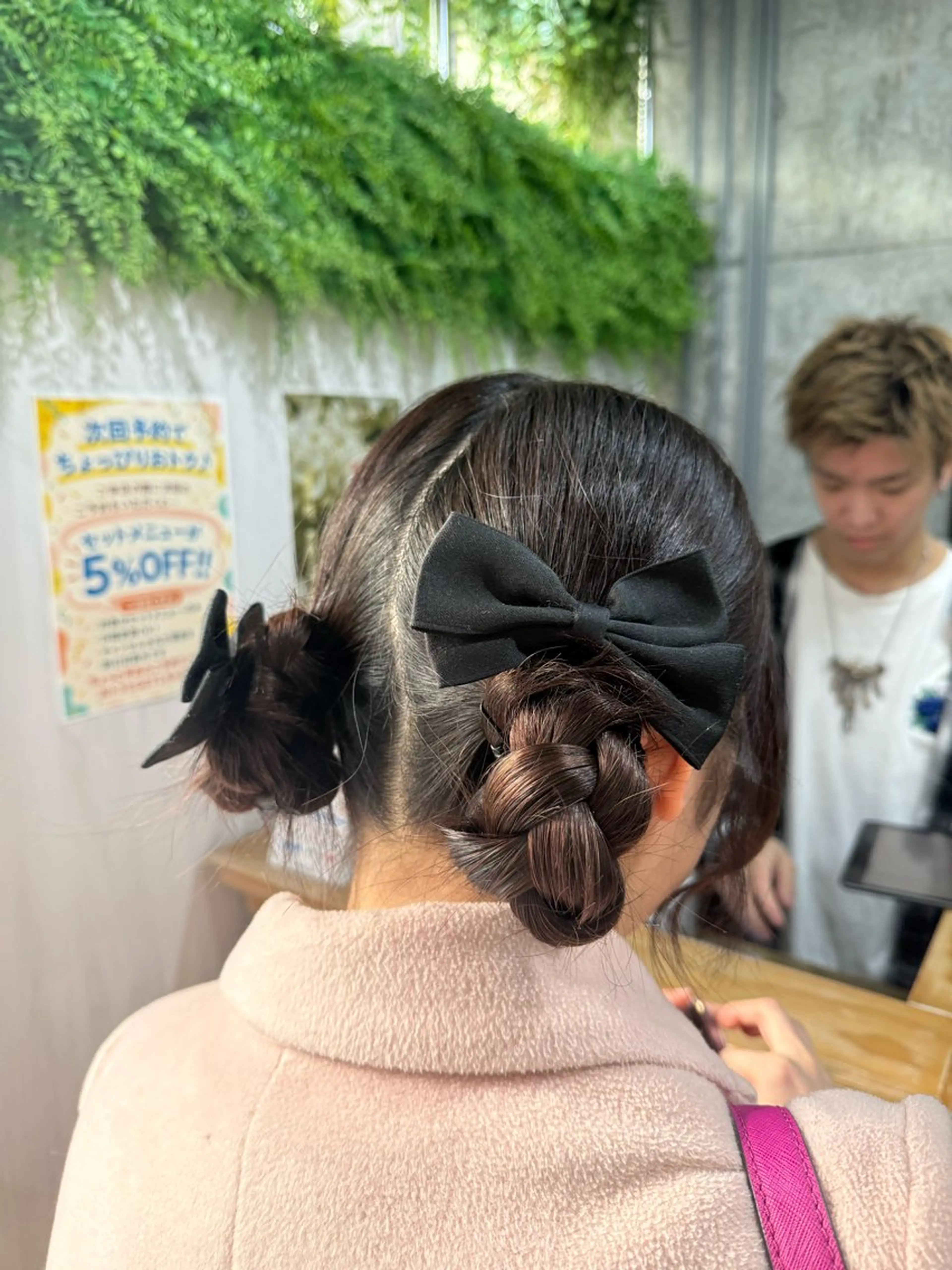 ミディアム ヘアアレンジ ミディアムパーマ 髪質改善 縮毛矯正 トリートメント 酸性ストレート ヘアセット 縮毛矯正/ /関内/あべももこのヘアスタイル