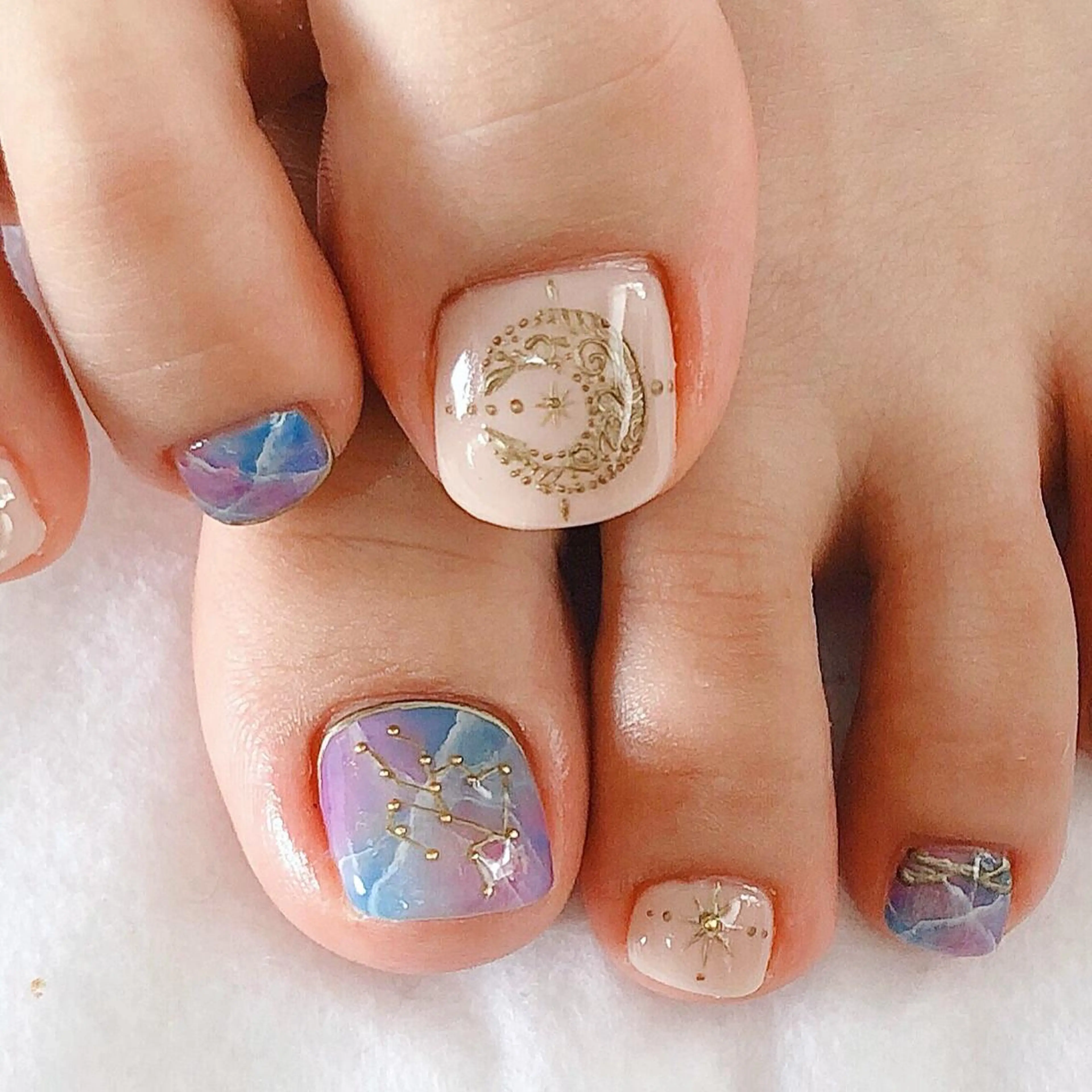 ネイル フットネイル ジェルネイル 東 千夏のネイルデザイン