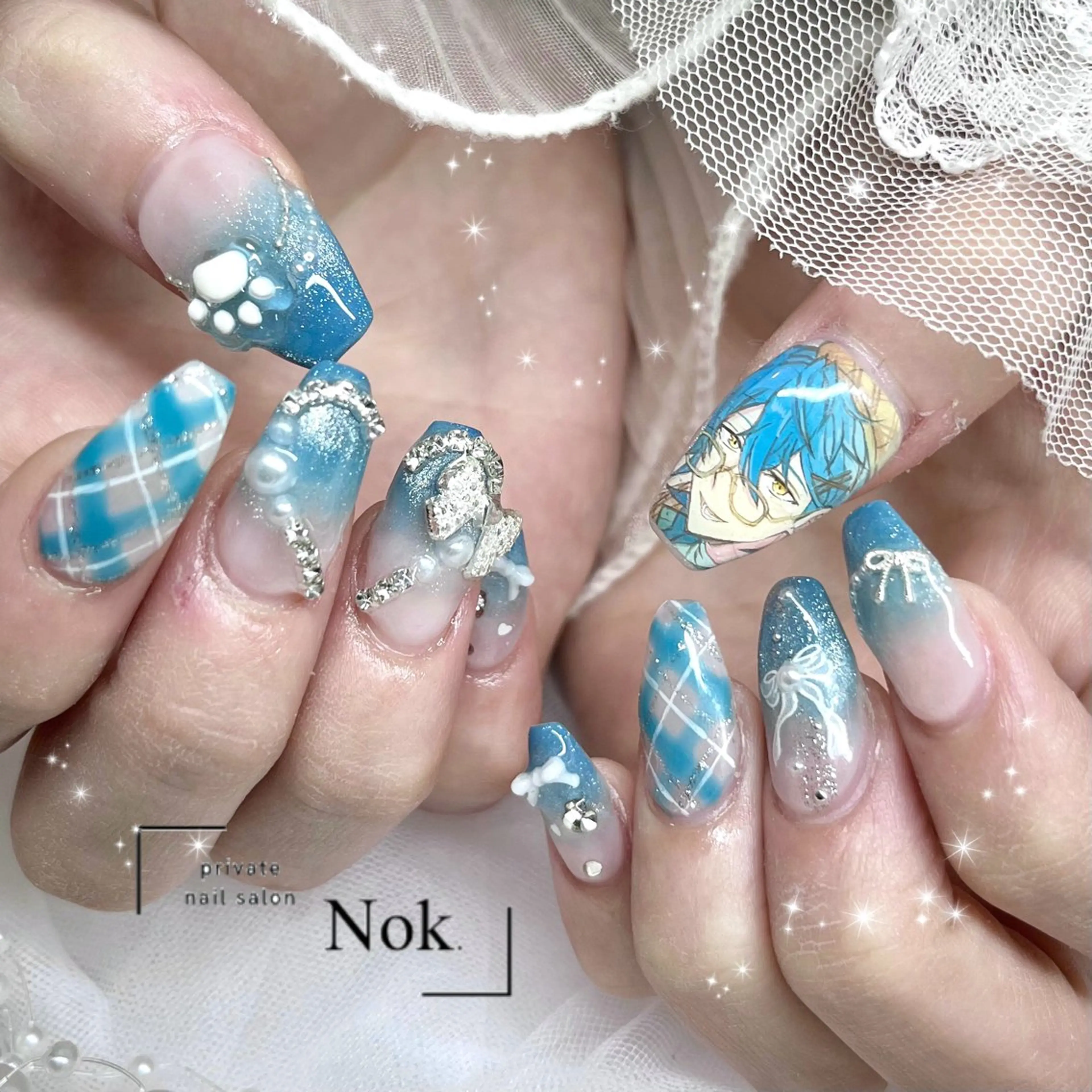 ネイル ハンドネイル 池袋痛ネイル Nok. 渡辺のネイルデザイン