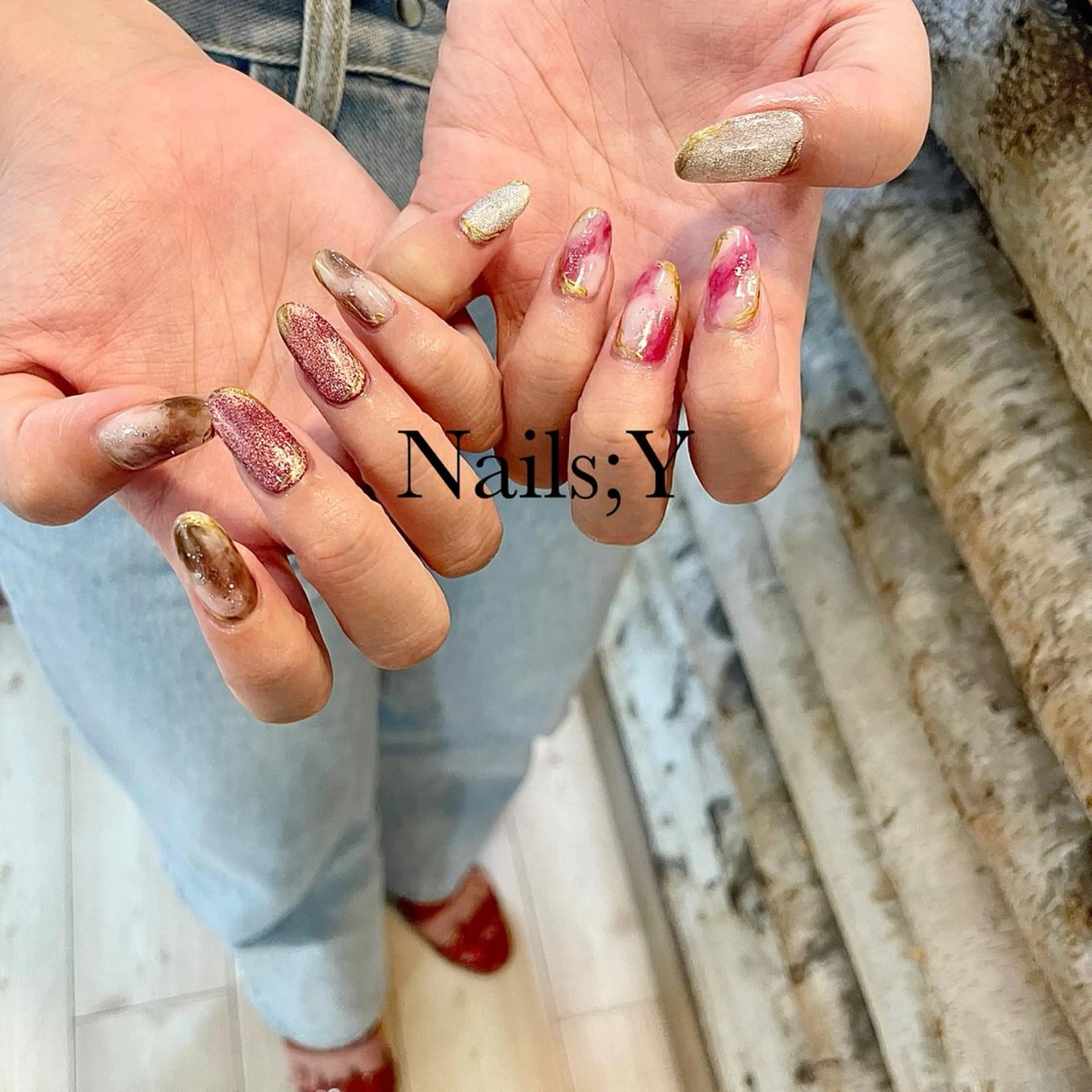 ネイル ジェルネイル パラジェル yo koのネイルデザイン