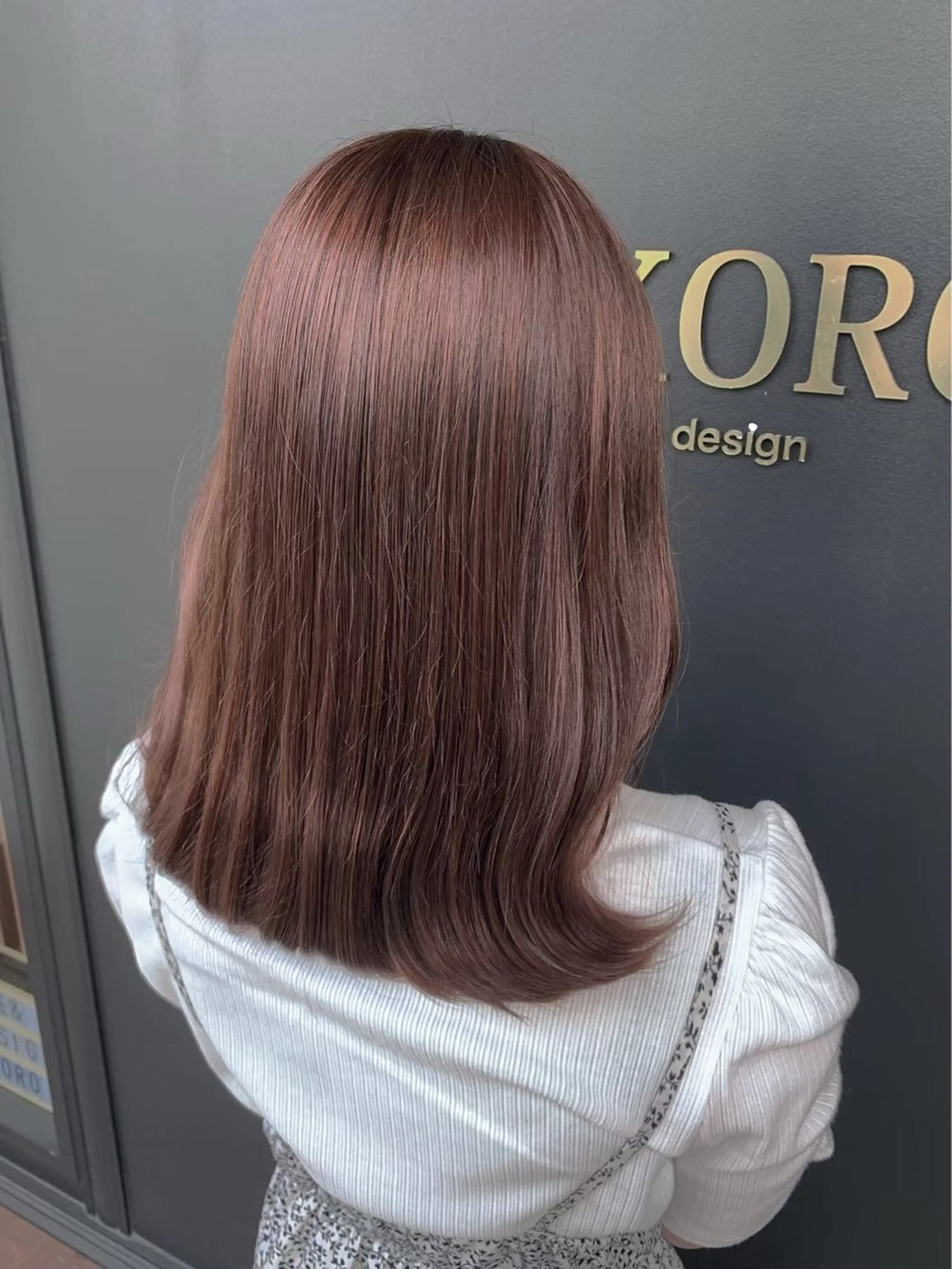 ミディアム ヘアカラー ななか /KOKOROのヘアスタイル