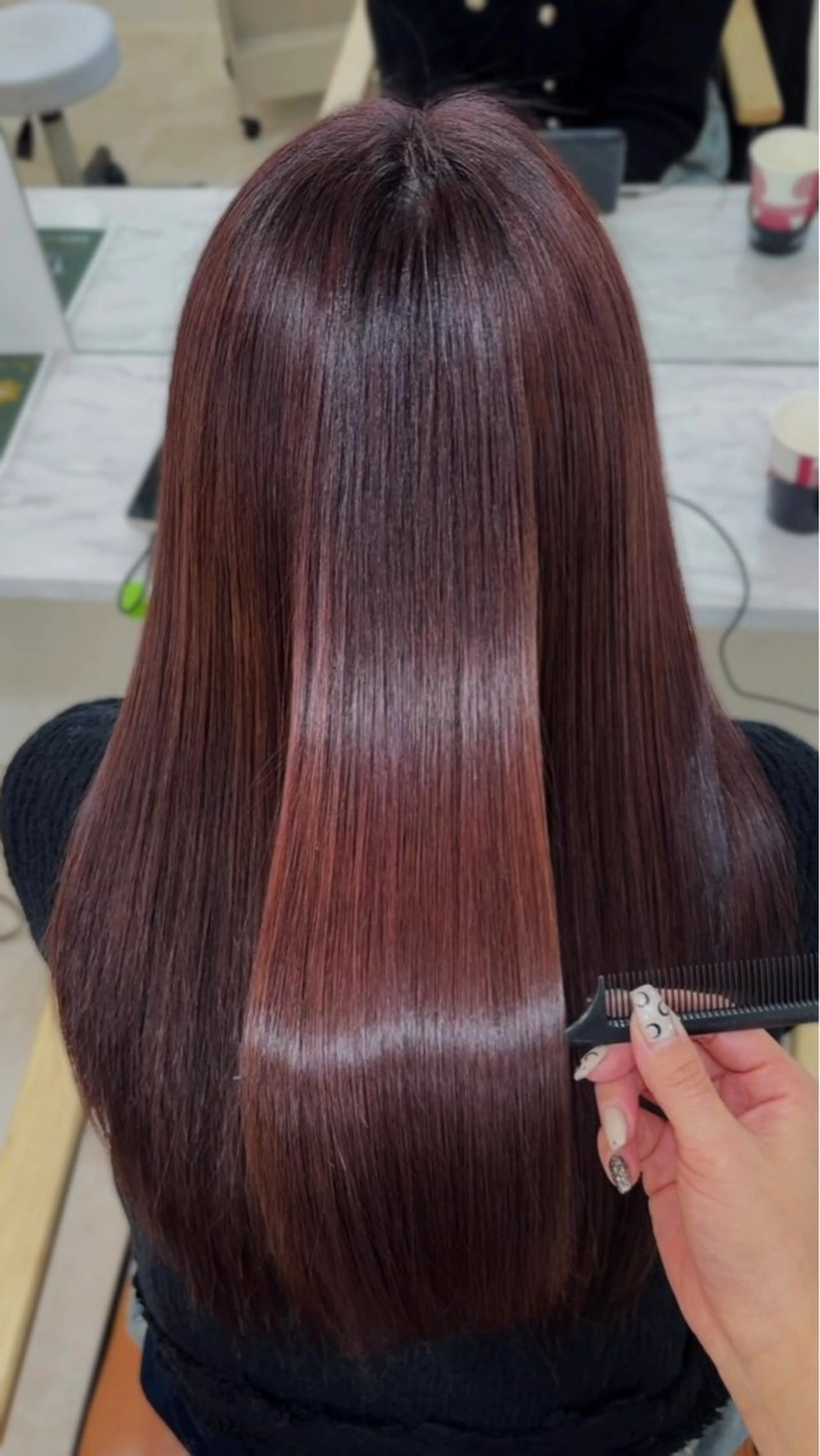 ワンカラーモデル➕カット💇🏼‍♀️🫧の写真