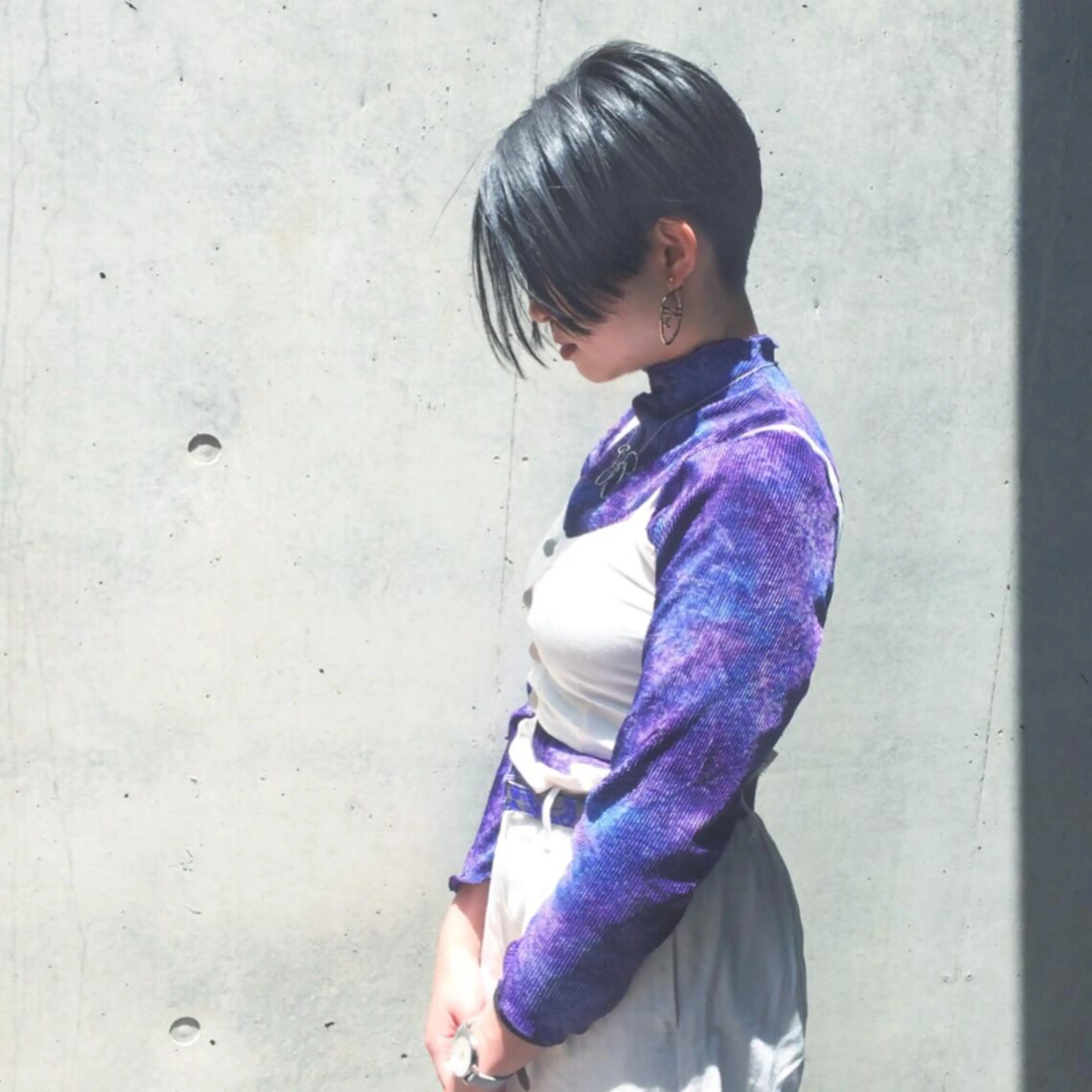 ショート カラー カット 井上 美奈子のヘアスタイル