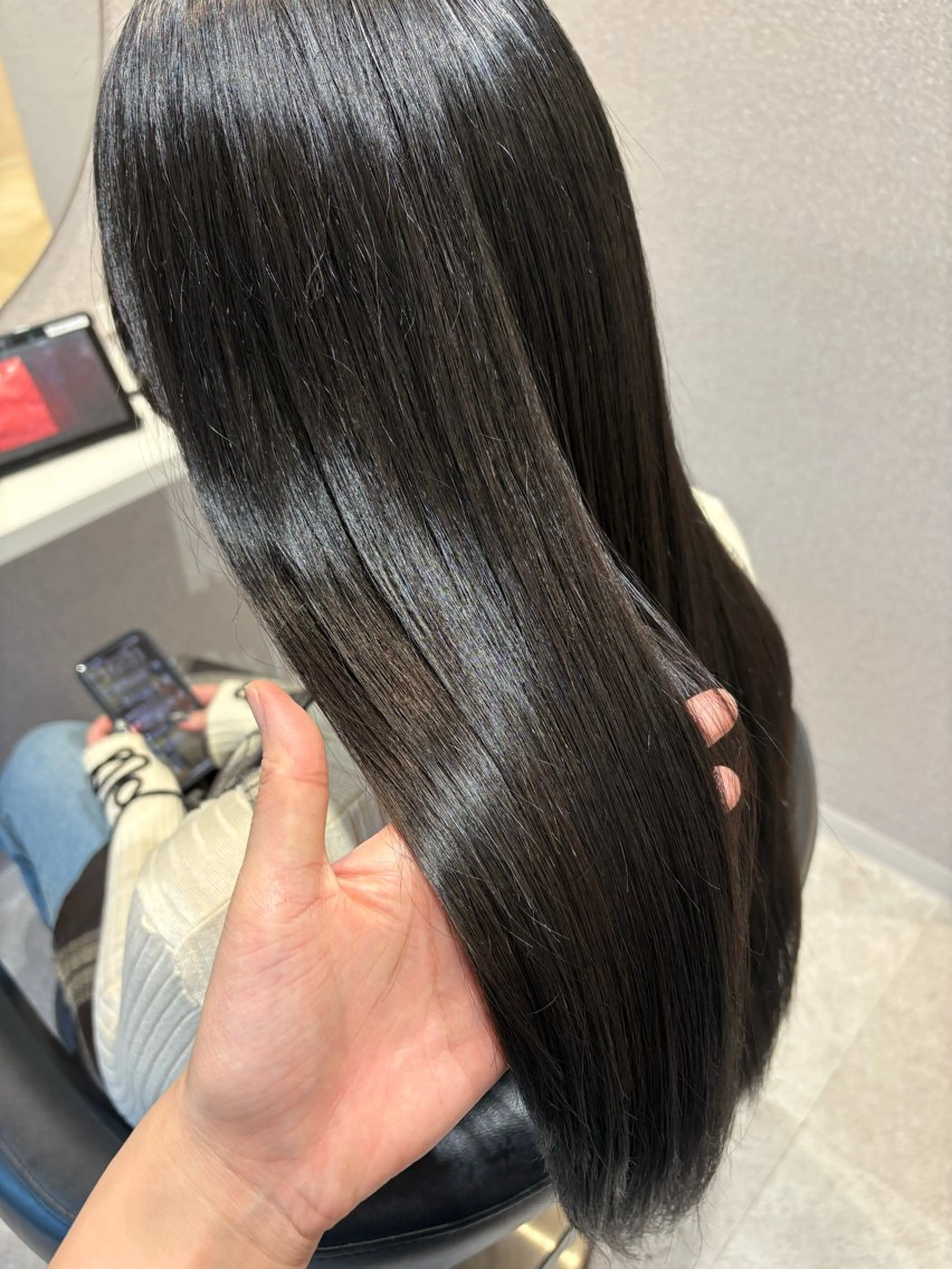 セミロング カラー アクアカラー トリートメント ヘアカラー トリートメント 女性リピ90%🍨 🩷佐藤みずきのヘアスタイル