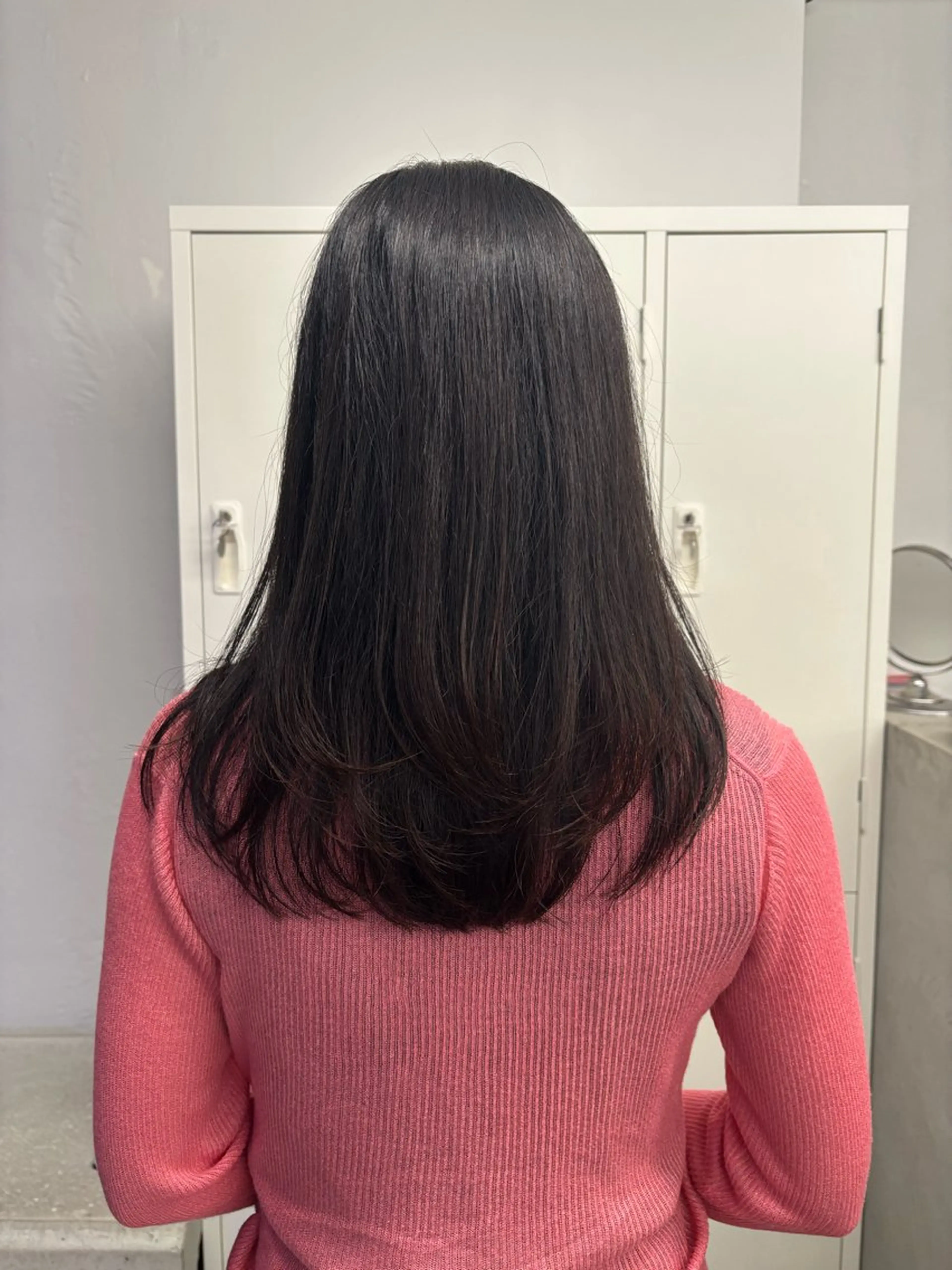 ロング レイヤーカット カネコ ノノカのヘアスタイル