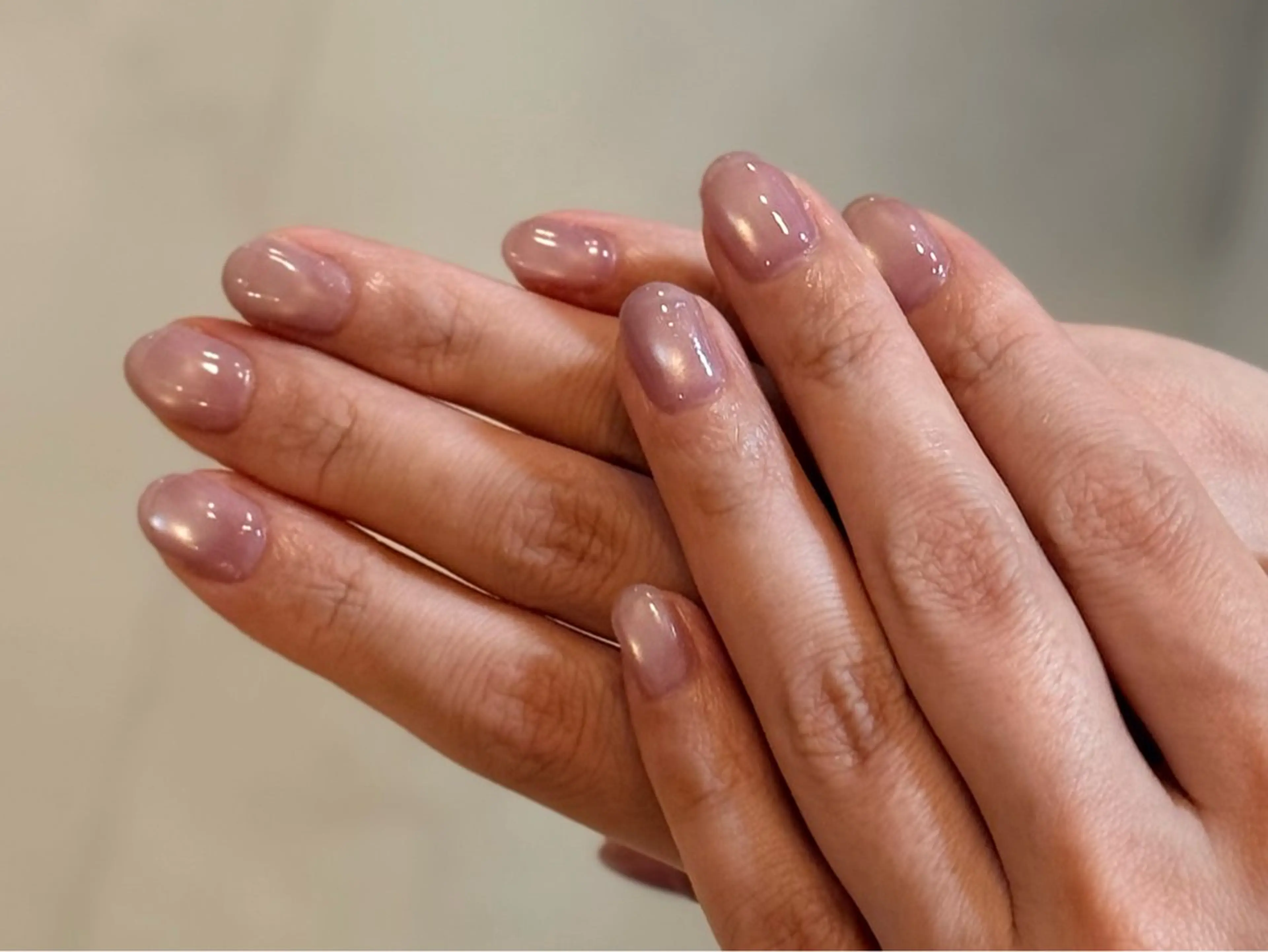 ネイル ゴールド マグネットネイル パープル ハンドネイル soan mayumiのネイルデザイン