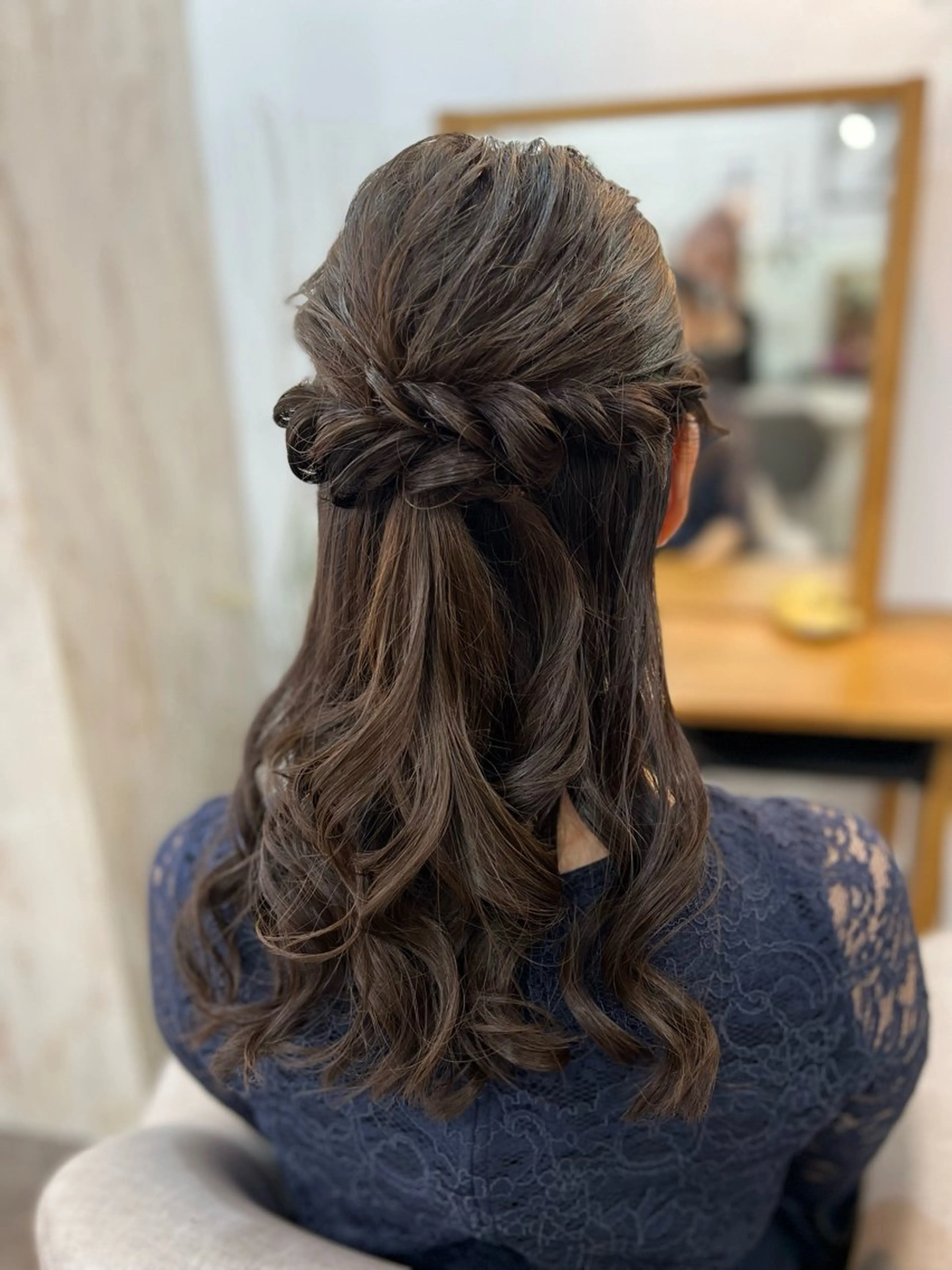 ロング ヘアセット 💓Yuri💓 ハイトーン/デザインのヘアスタイル