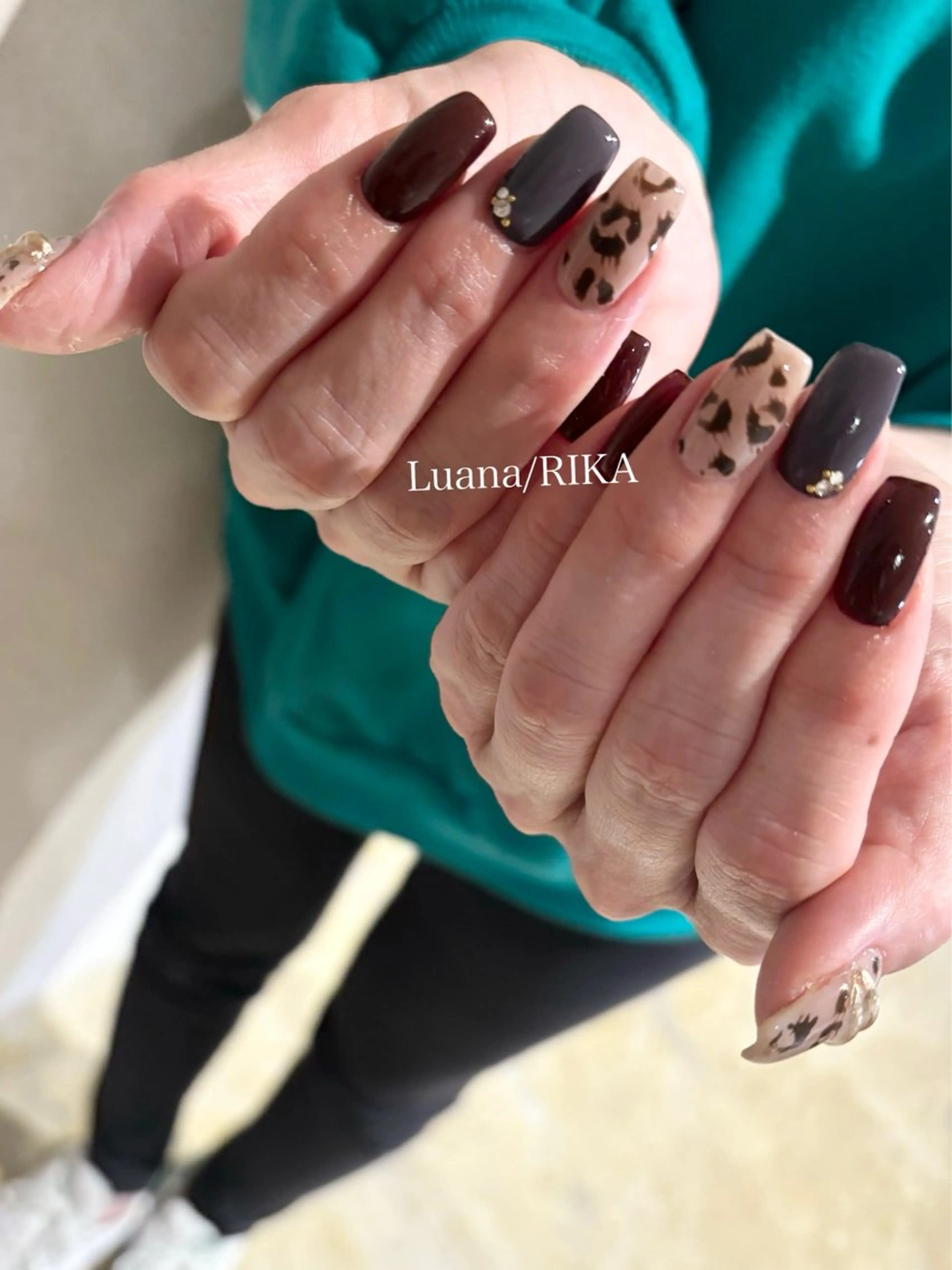 ネイル ニュアンスネイル Nail Salon Luana Rikaのネイルデザイン
