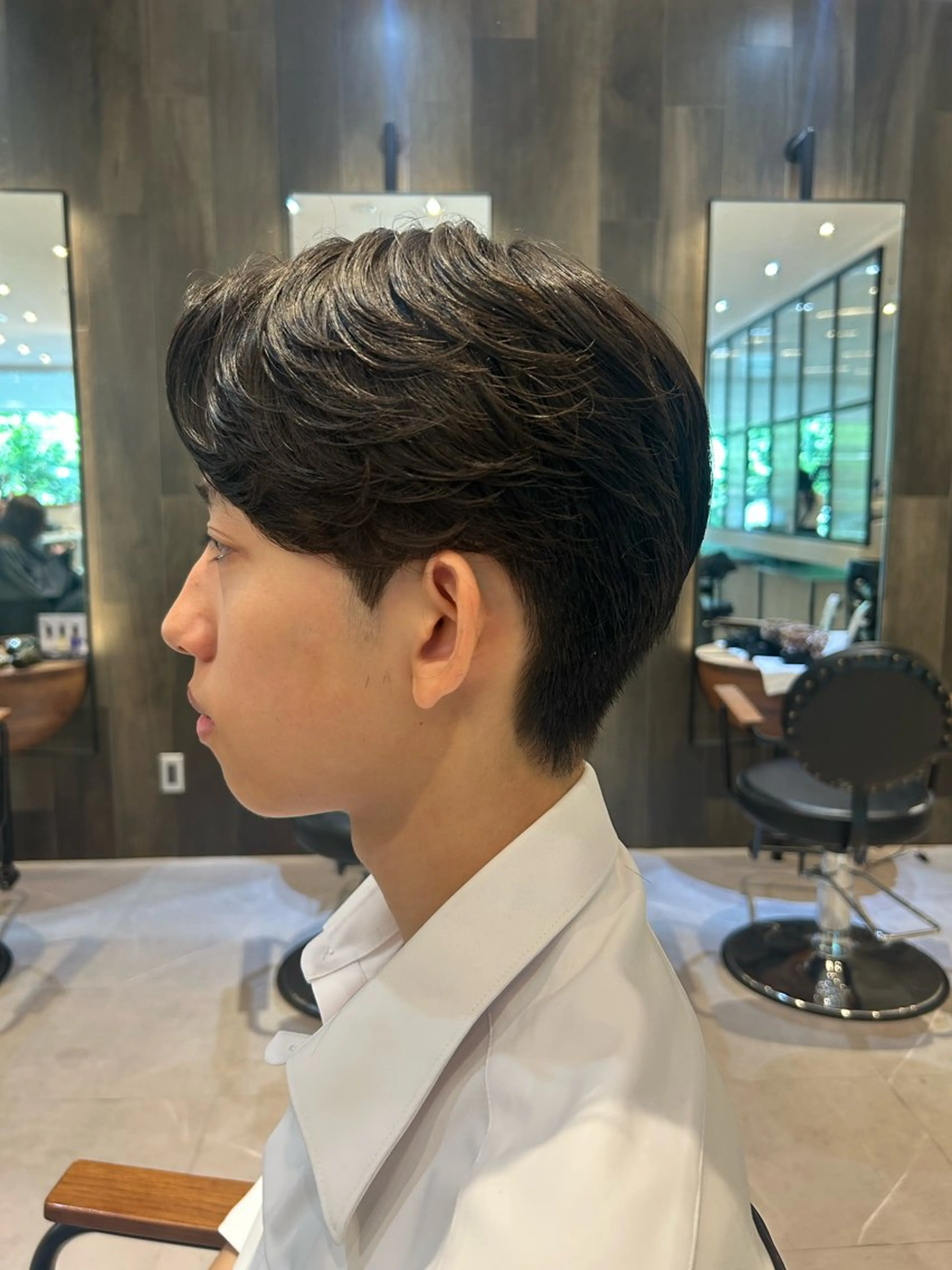 パーマ メンズ フェザーパーマ メンズパーマ パーマ 縮毛矯正/カット/ 韓国ヘア/蛯原🍤のヘアスタイル