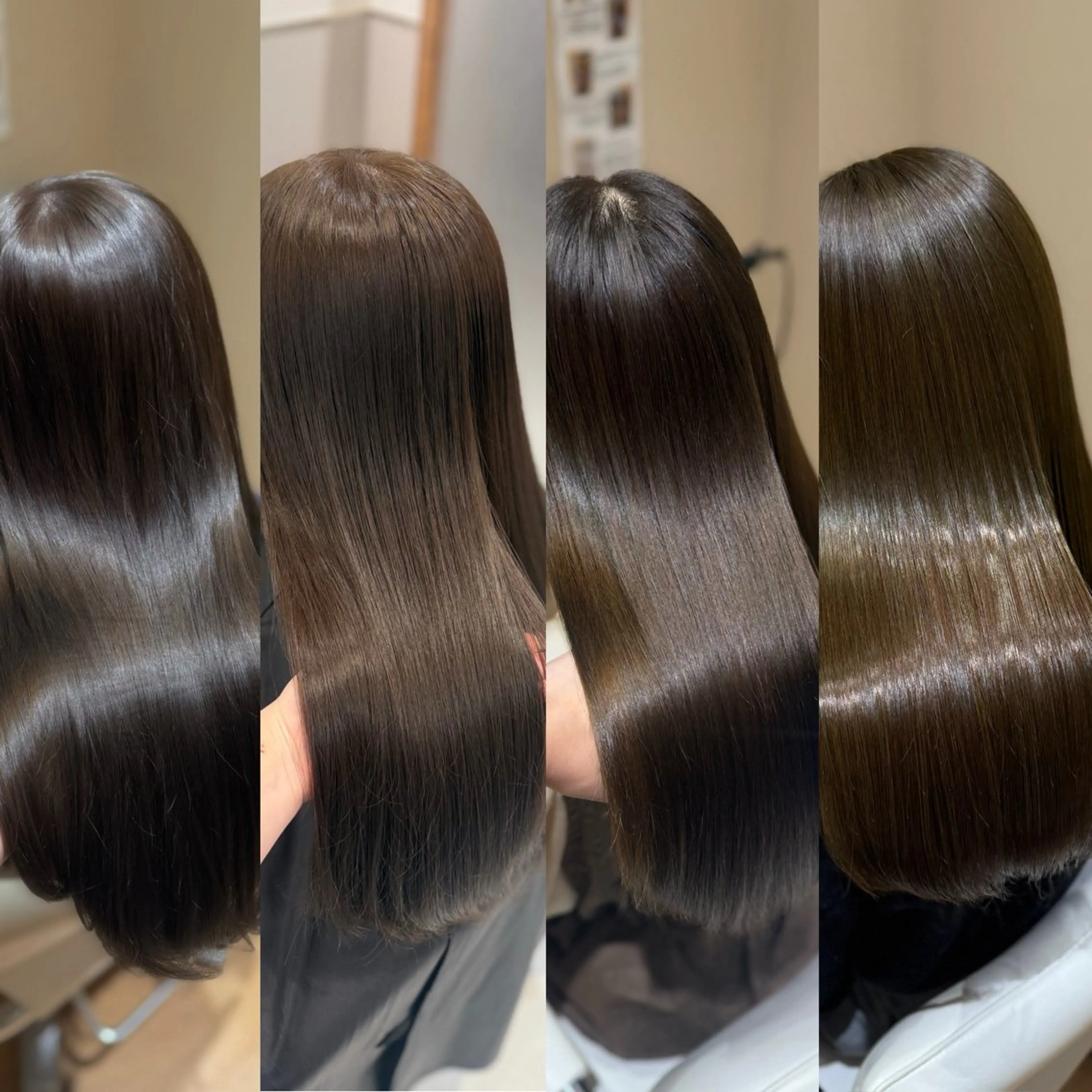 ロング カラー オリーブカラー 岡嶋乃愛/layer cut🌈南船橋のヘアスタイル