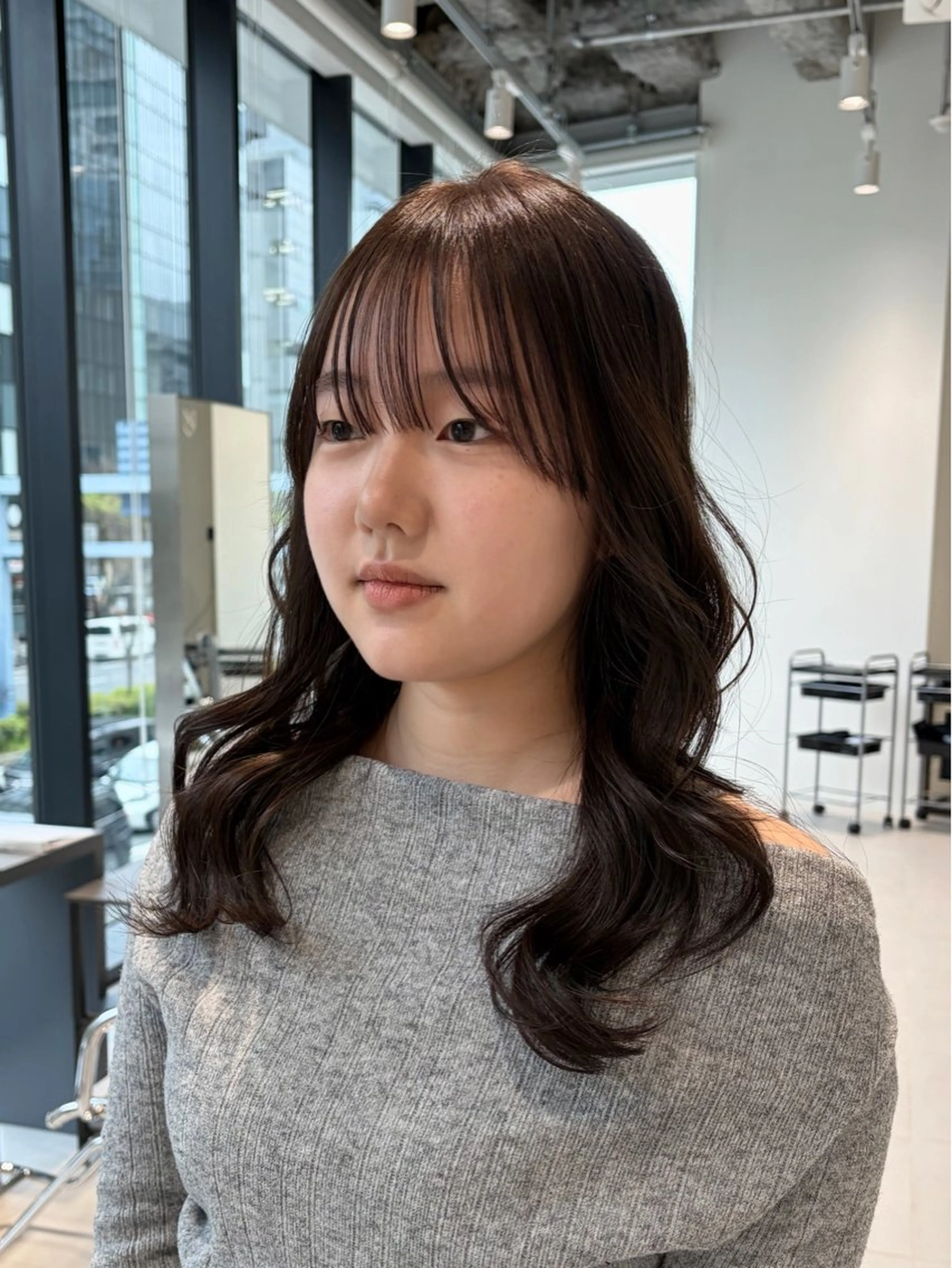 ロング カラー サエ/ レイヤー/パーマのヘアスタイル