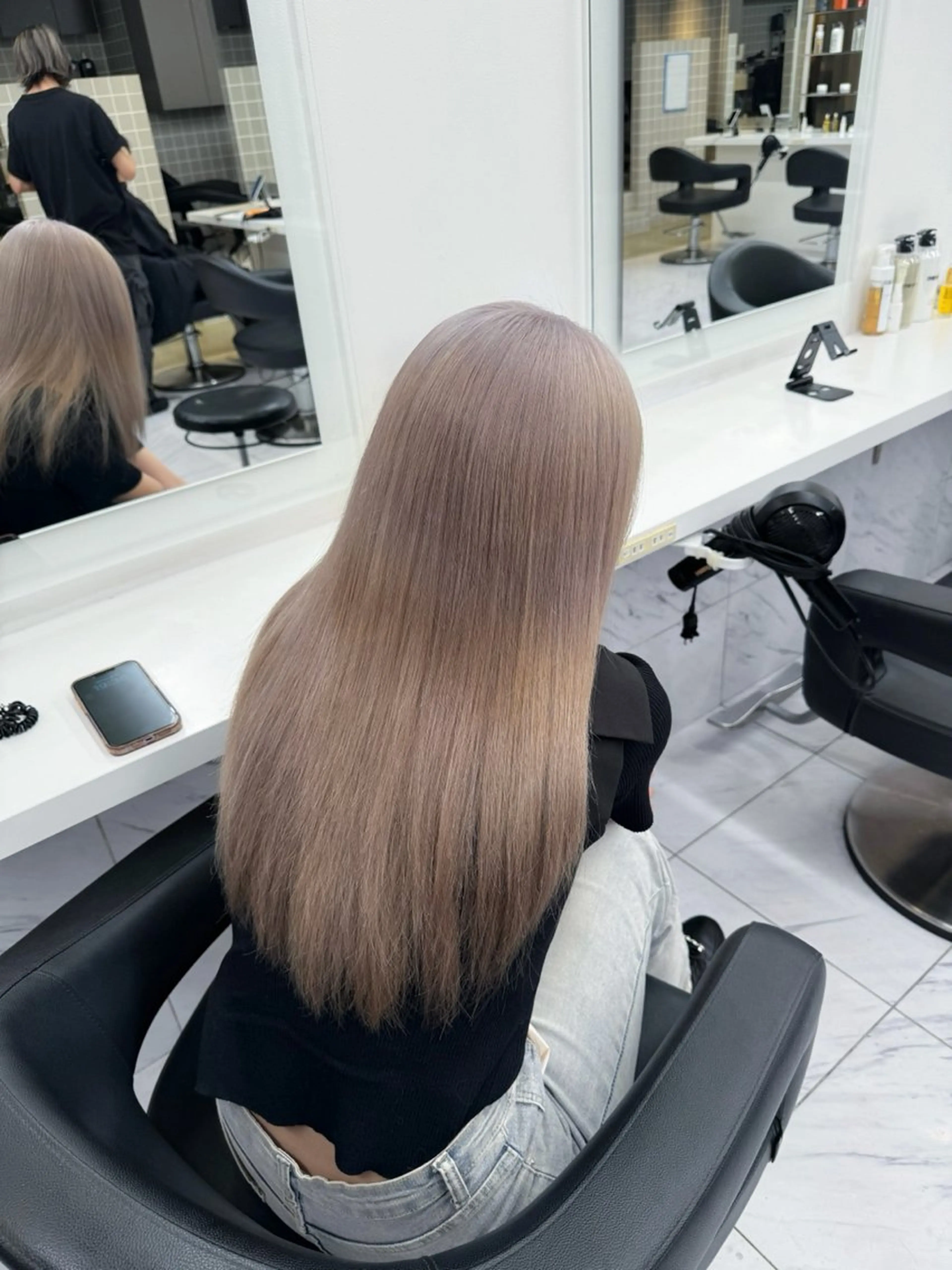 ロング カラー ヘアアレンジ Over hair_ misakiのヘアスタイル