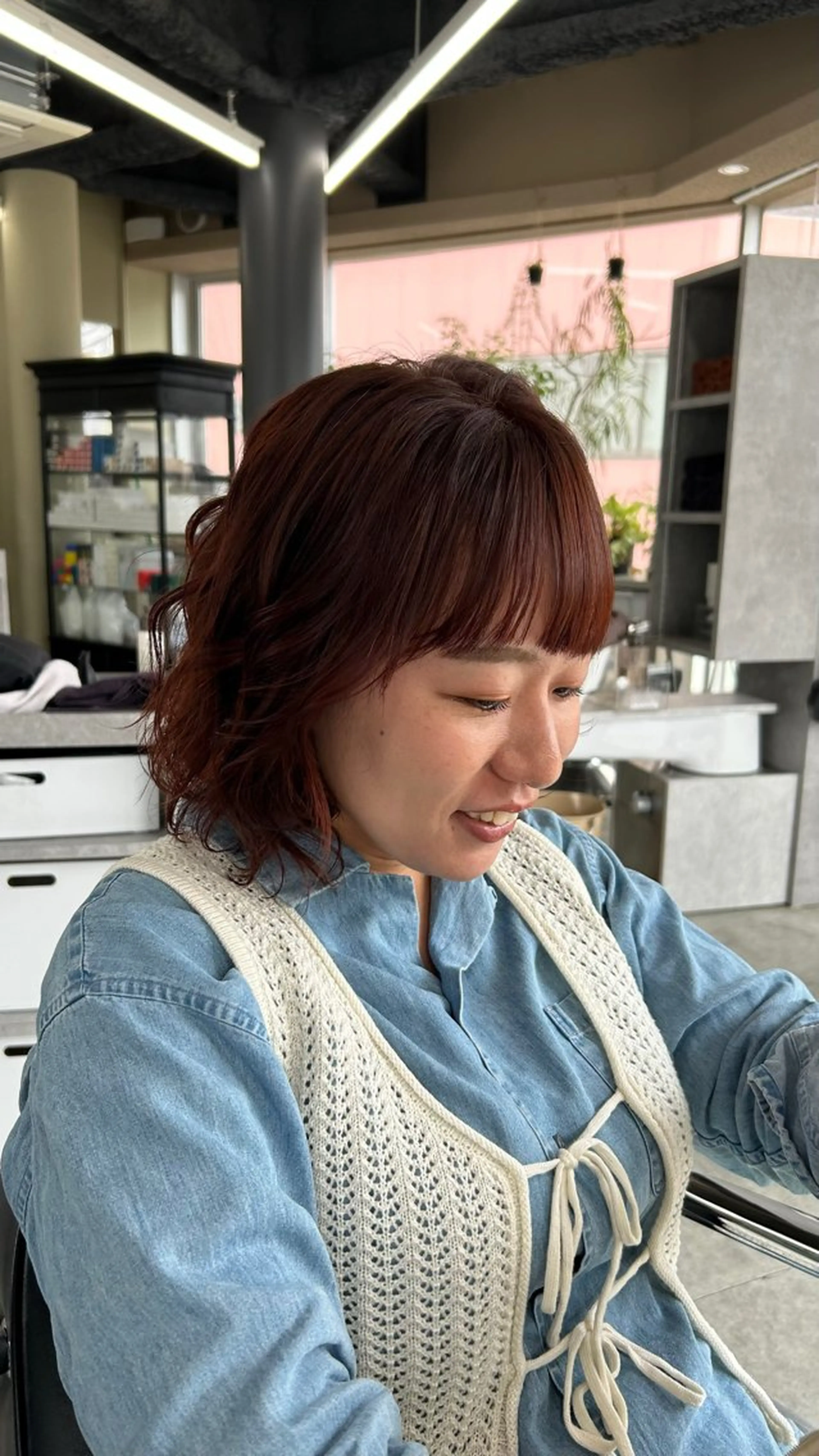 ショート カラー ESQUISSE リコのヘアスタイル