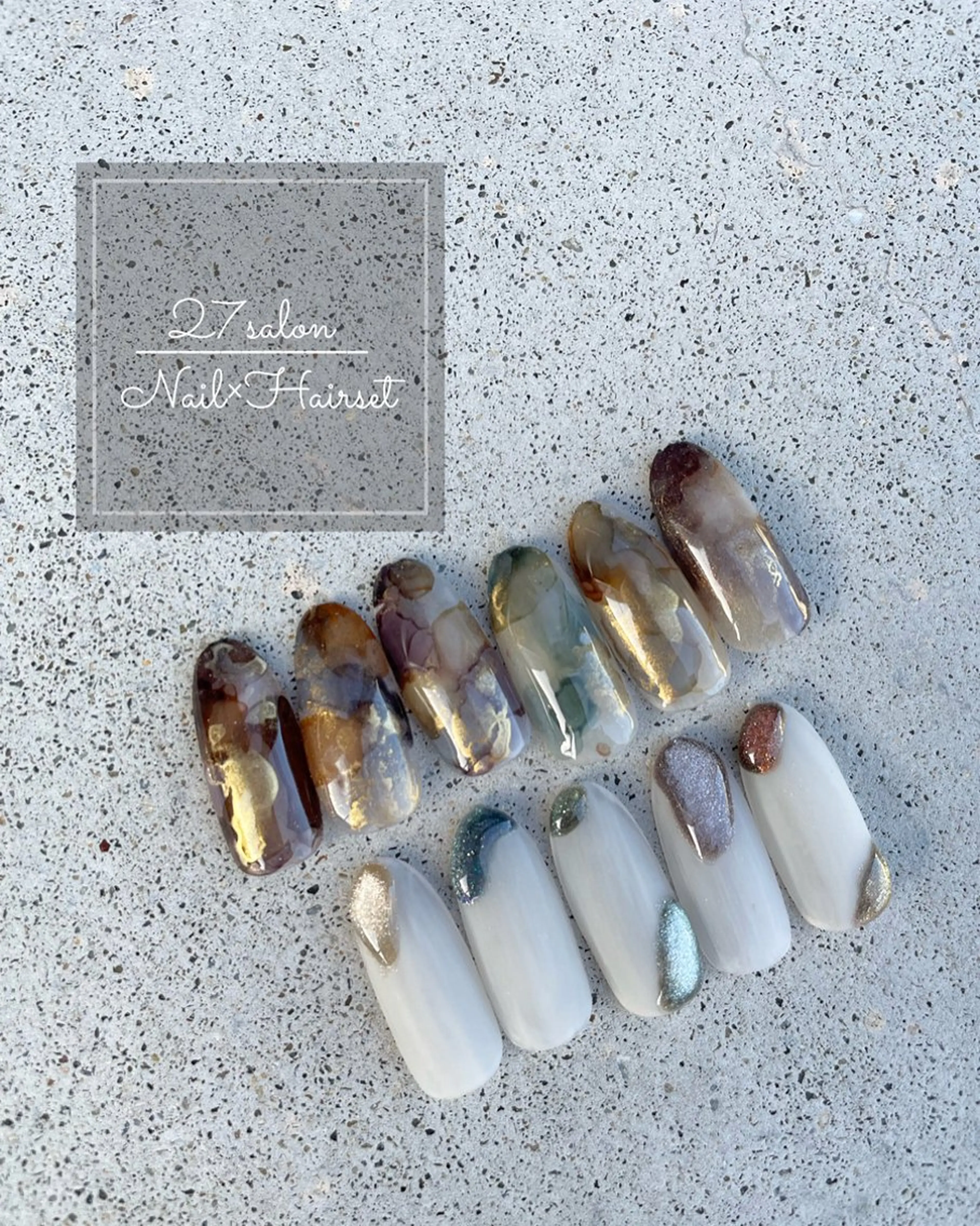 ネイル ニュアンスネイル 27salon yuinaのネイルデザイン