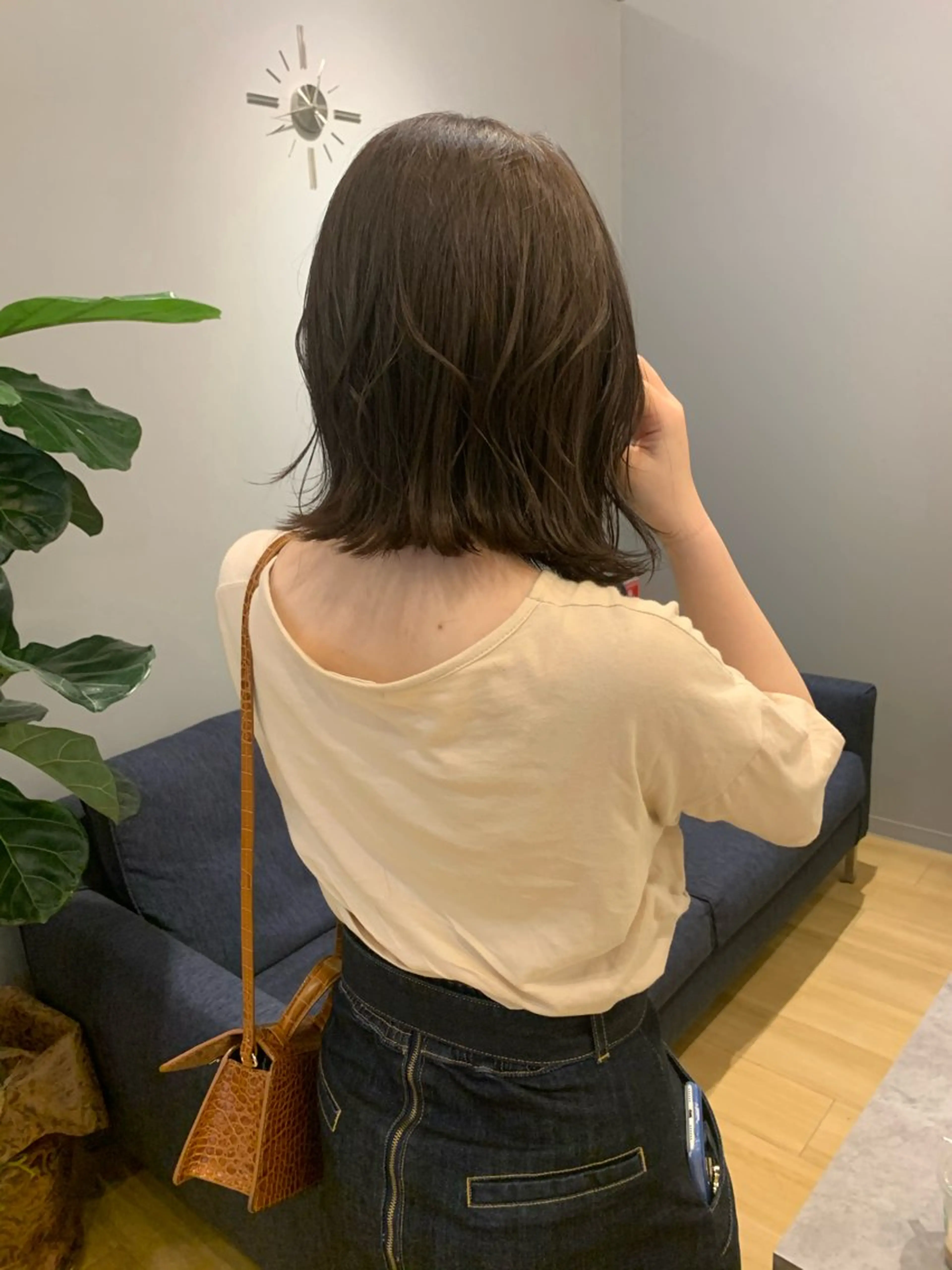 ミディアム カラー 中尾 碧斗のヘアスタイル