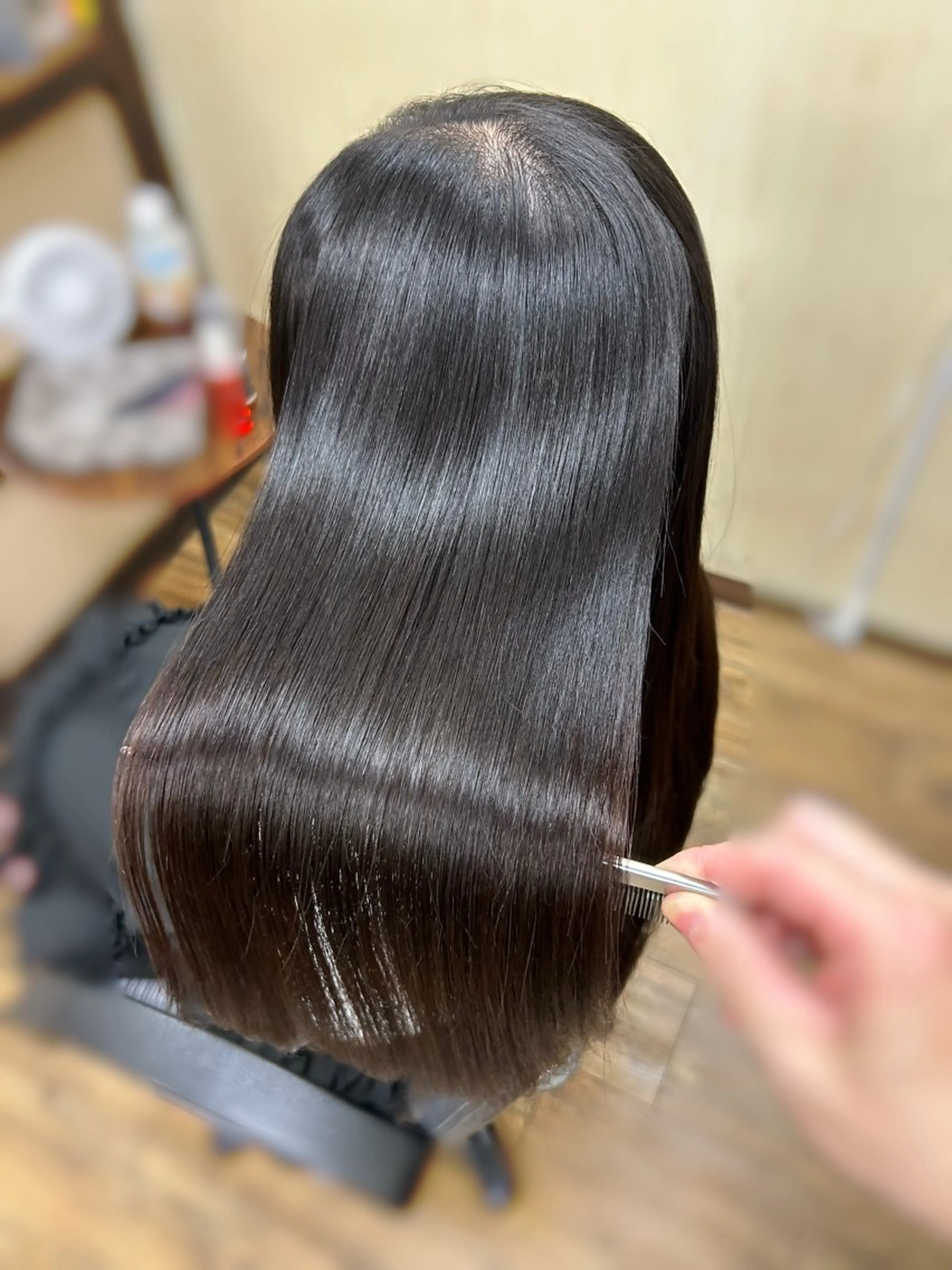 ロング みやたゆうき 髪質改善講師のヘアスタイル