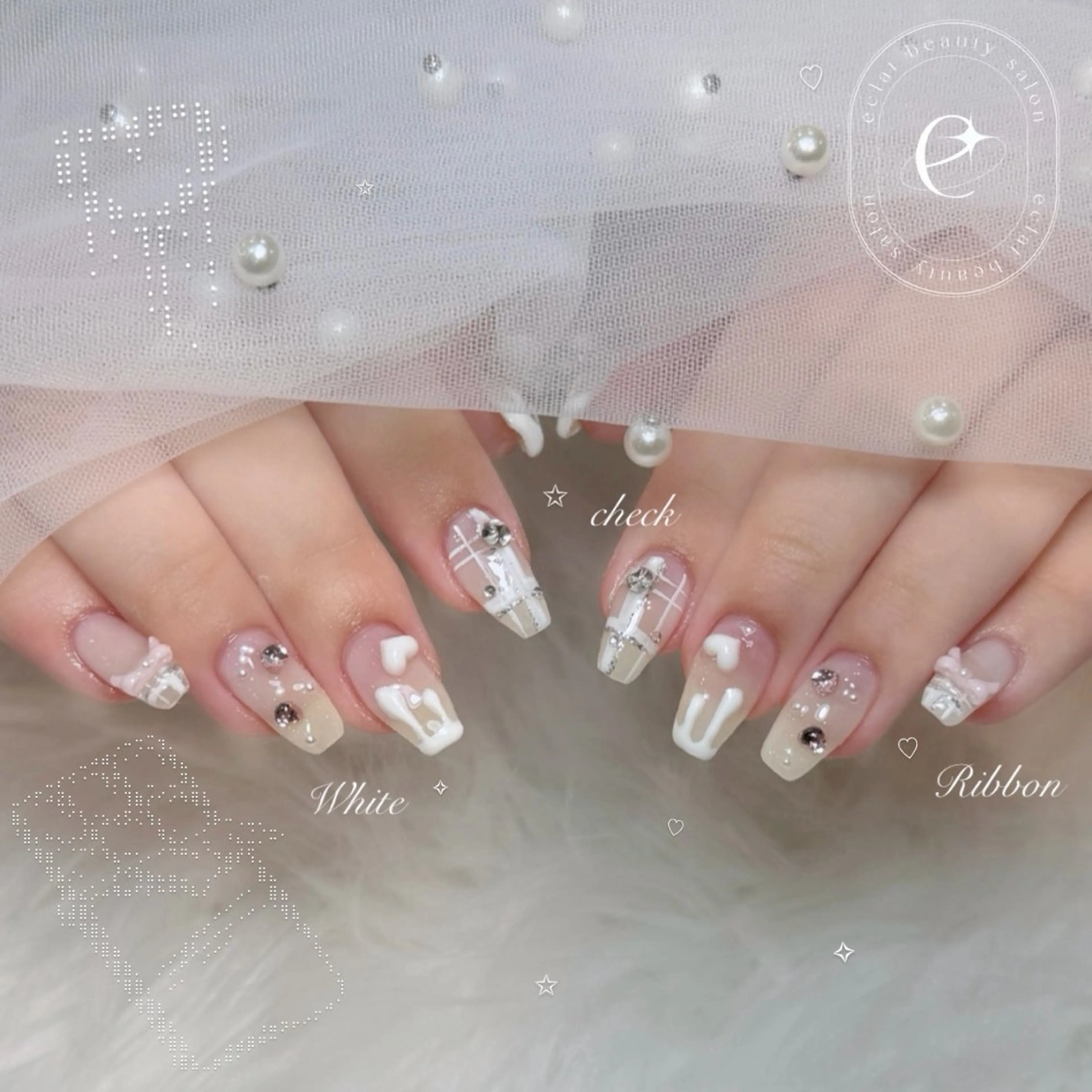 ネイル ハンドネイル eclat Kaedeのネイルデザイン