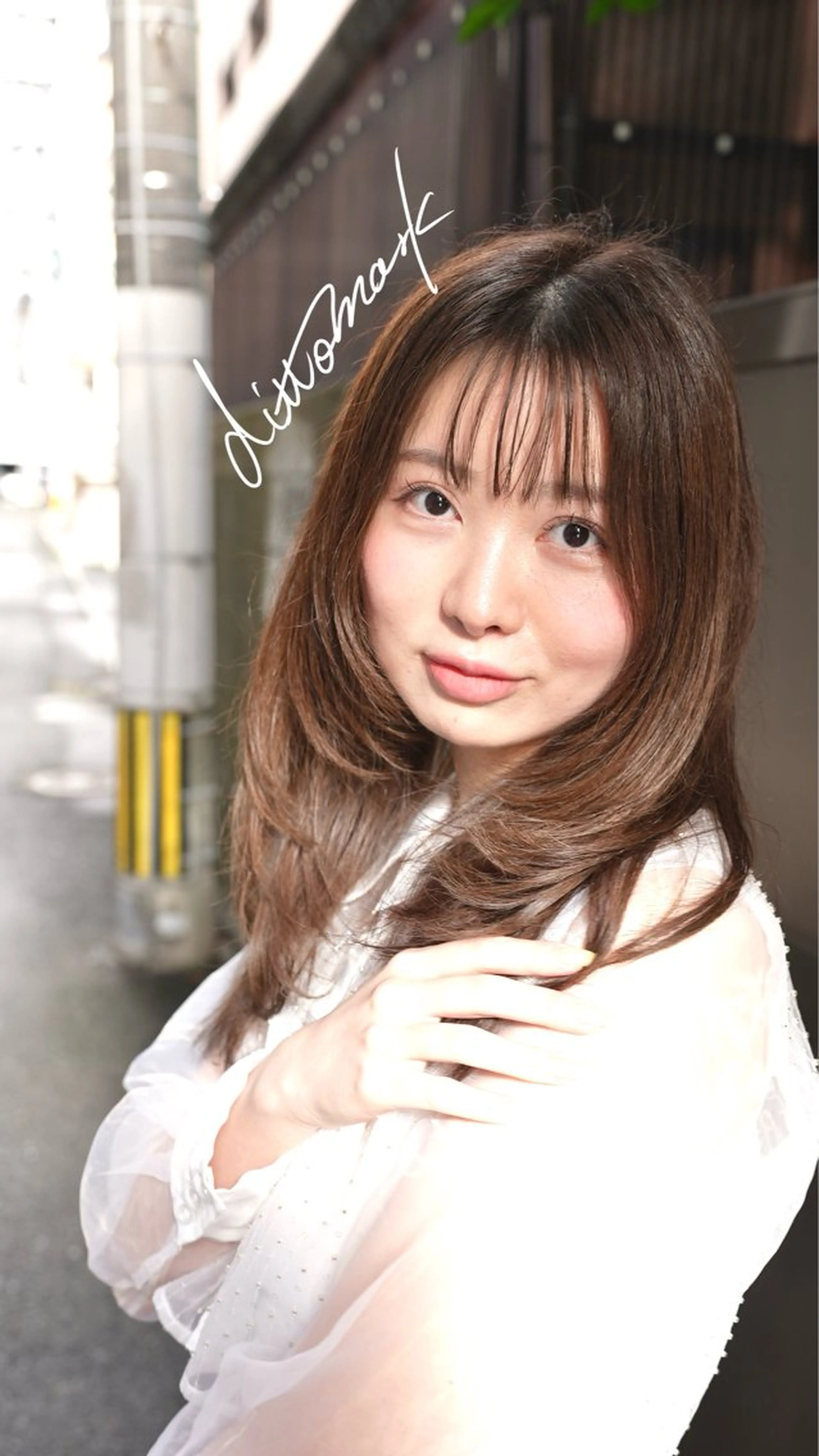 ロング カラー 顔周りカット レイヤーカット カット ヘアカラー トリートメント 坂東 秀幸のヘアスタイル