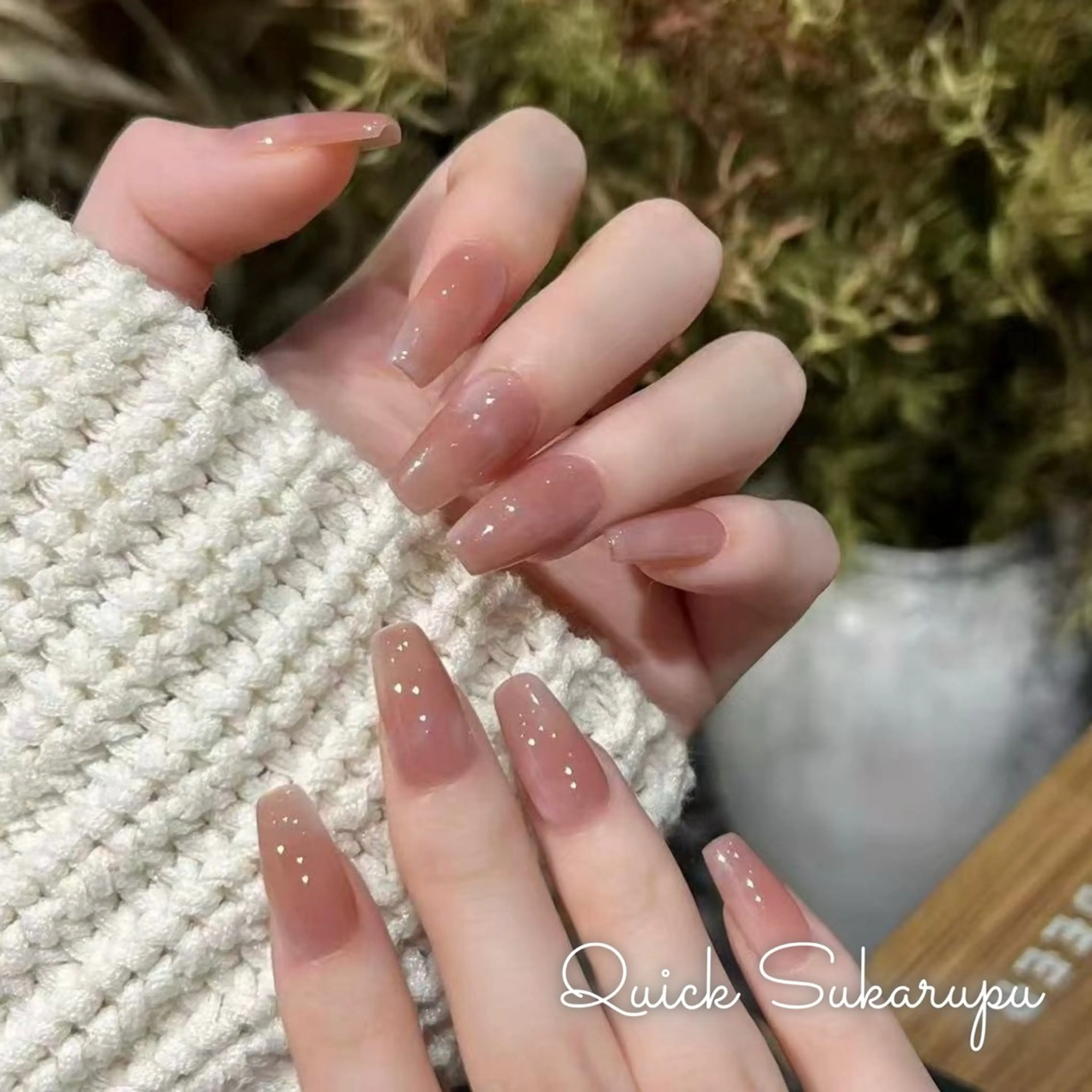 （オフあり)平日限定☆Quick Sukarupu ロングシンプルデザインコース¥7280→¥6280の写真