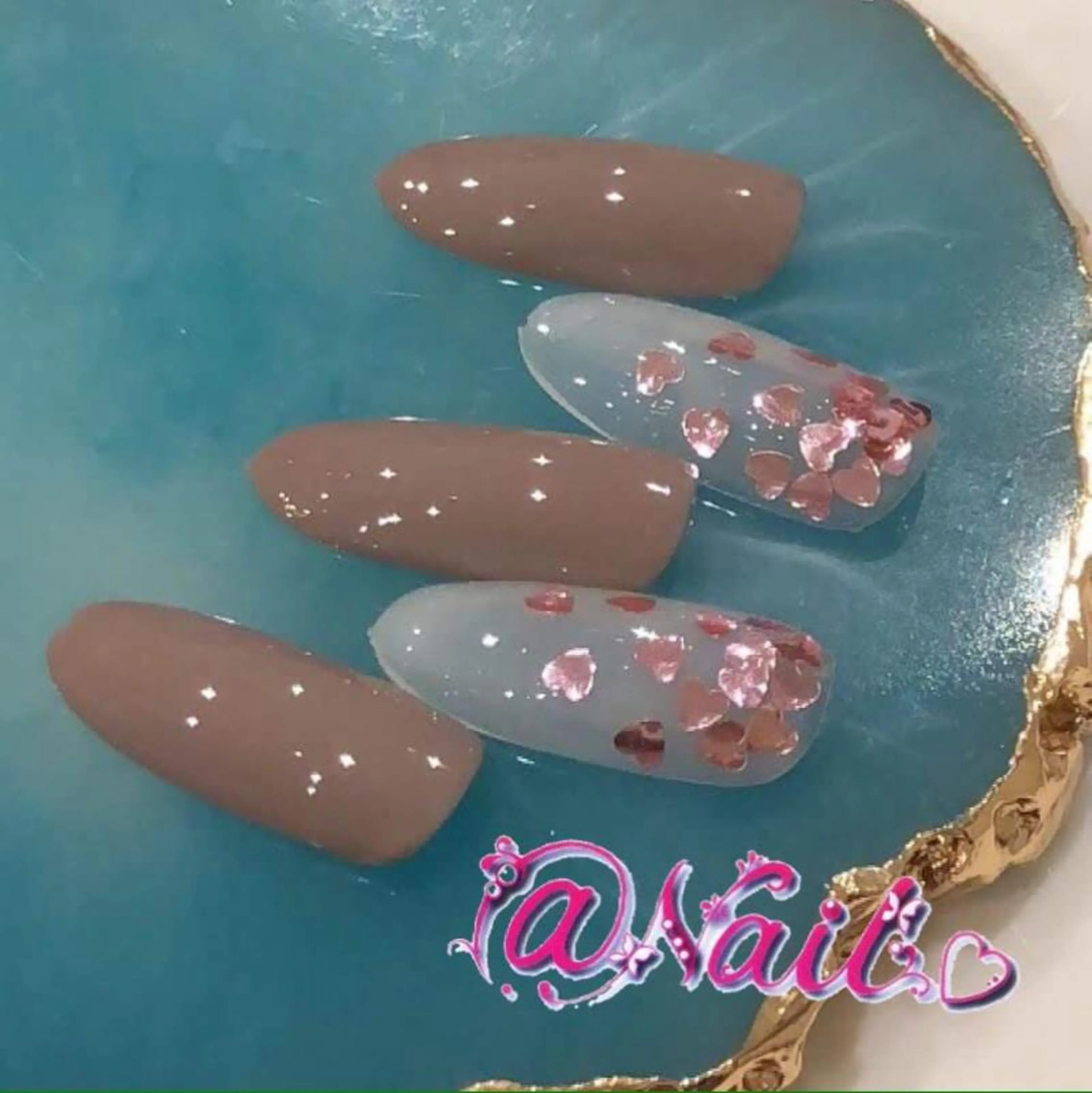 ネイル ネイルチップ 小尾 栞のネイルデザイン