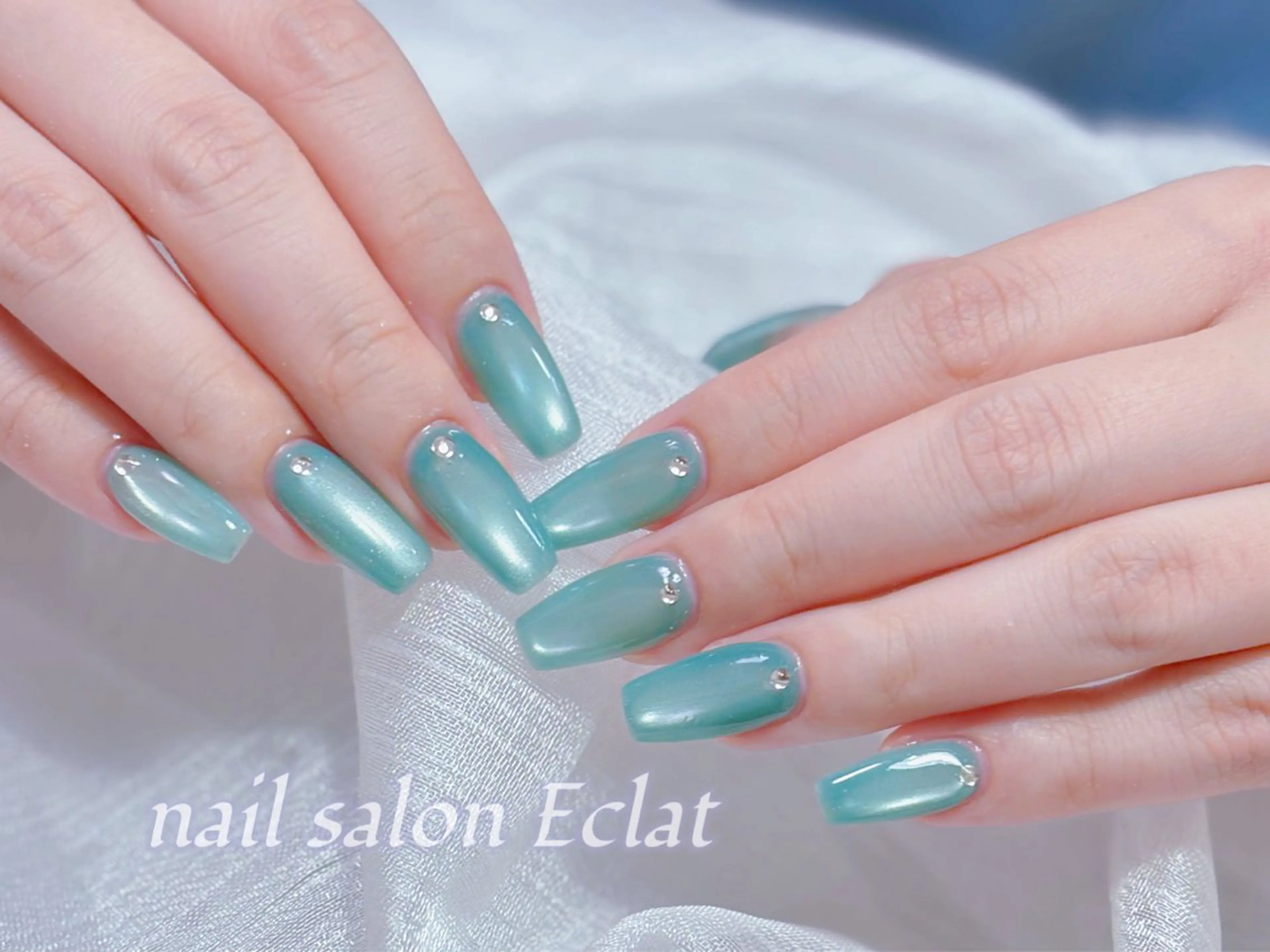 🌈【平日限定】 フラッシュ、マグネットネイル 4980の写真