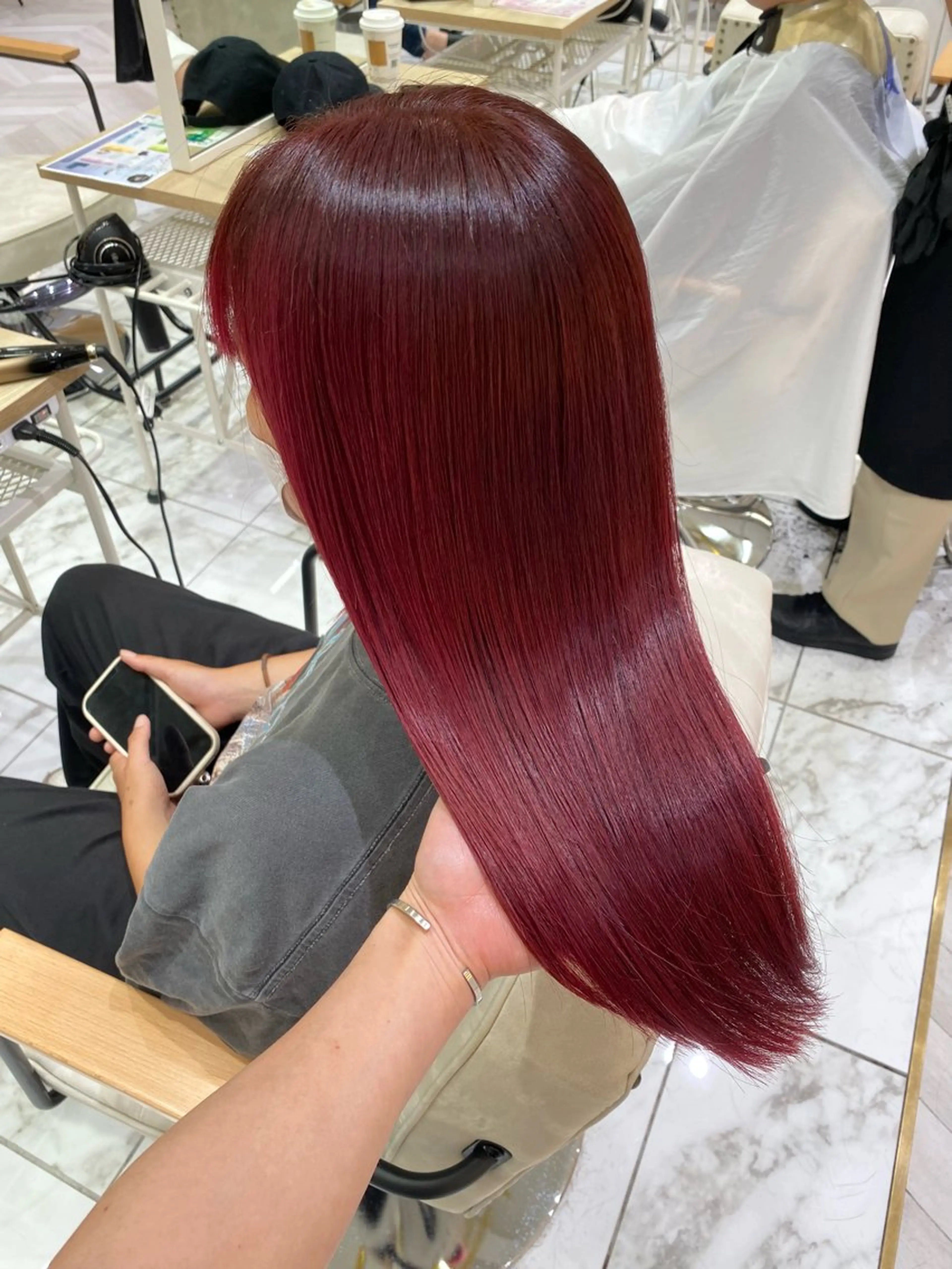 カラー カット ヘアカラー トリートメント hina☺︎ 髪質改善/ストレートのヘアスタイル