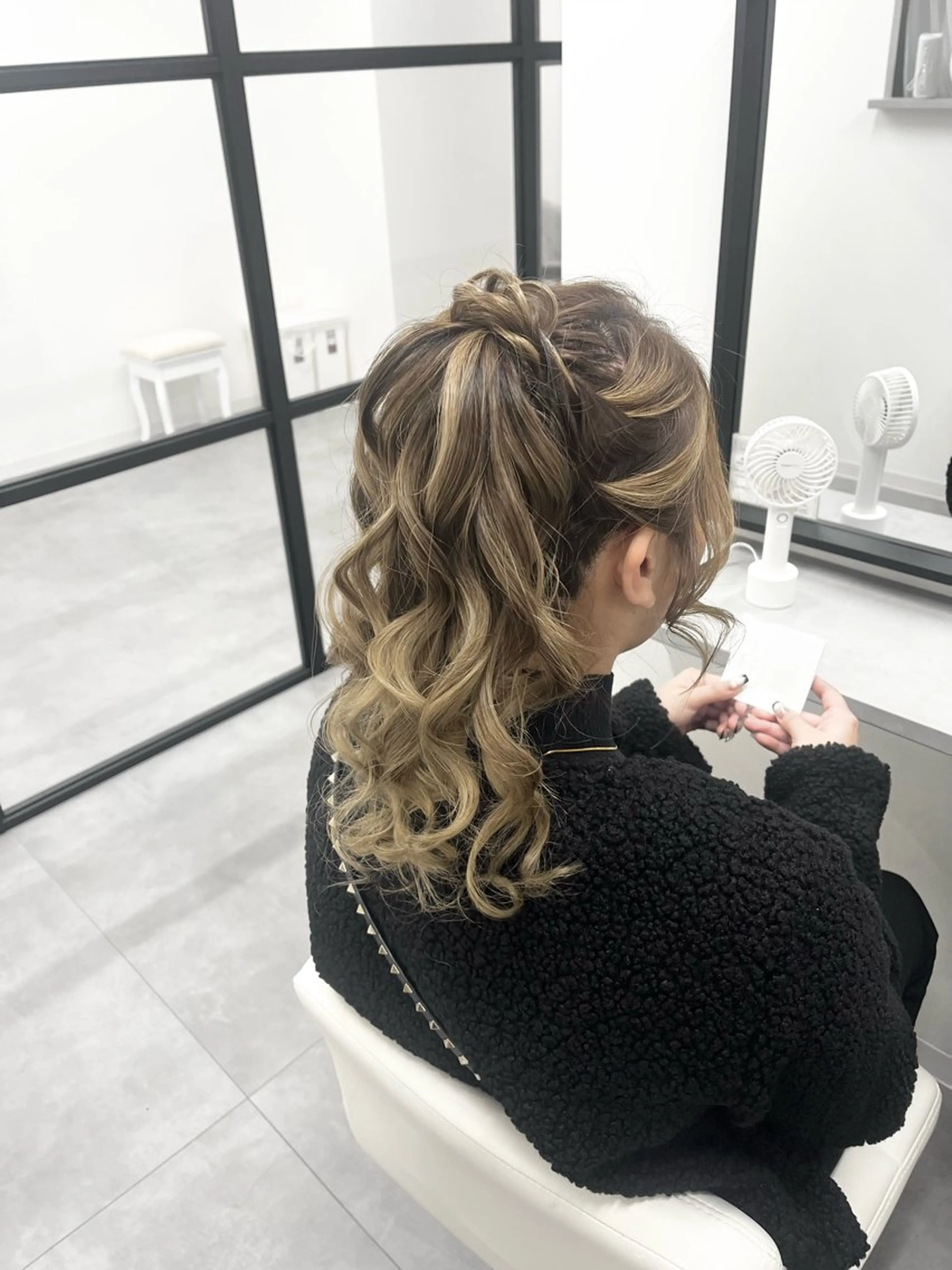 ロング ヘアアレンジ 心斎橋/ヘアセット MASAKIのヘアスタイル