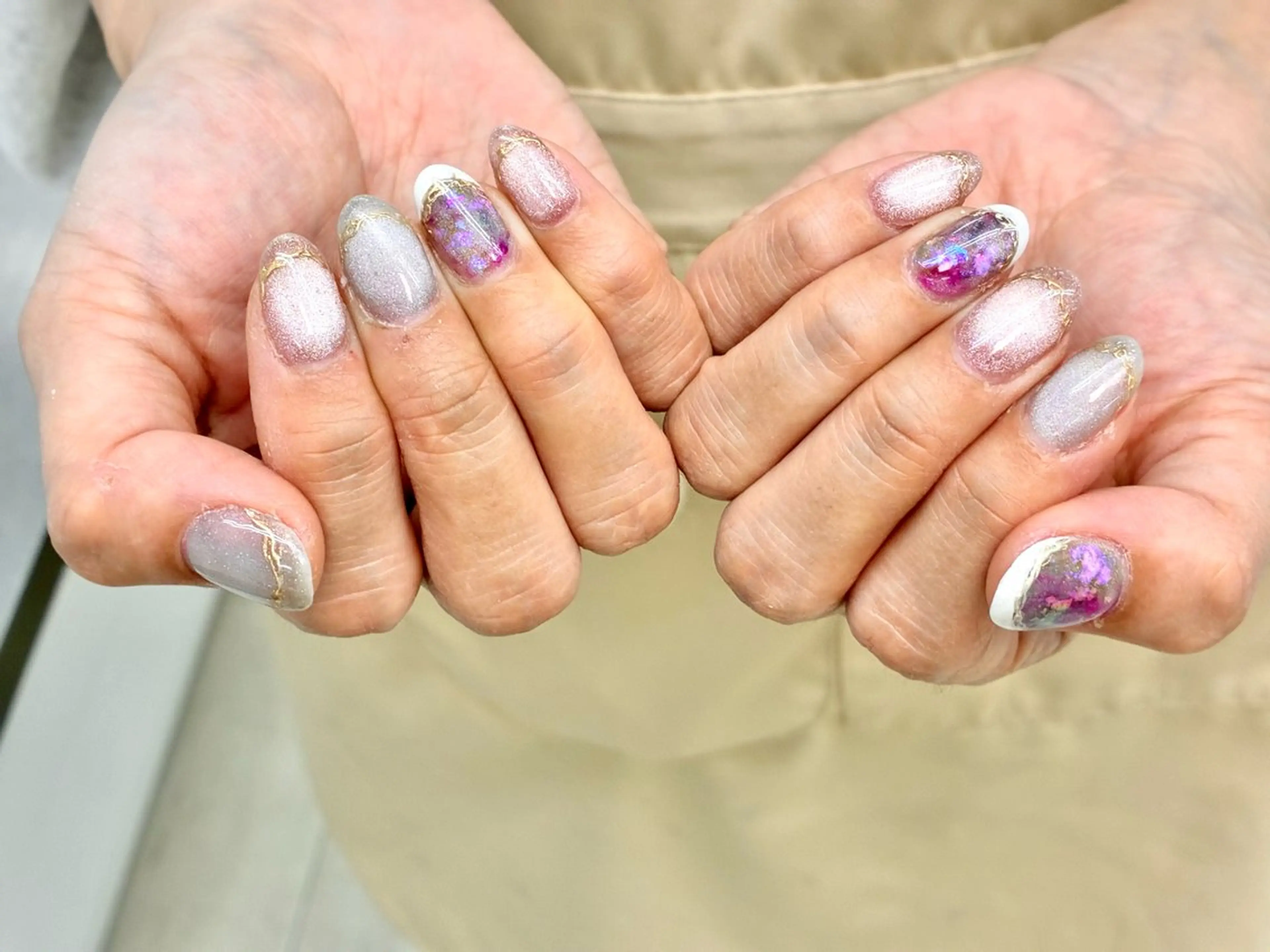 ネイル Ocean nail パラジェル 取扱い店のネイルデザイン