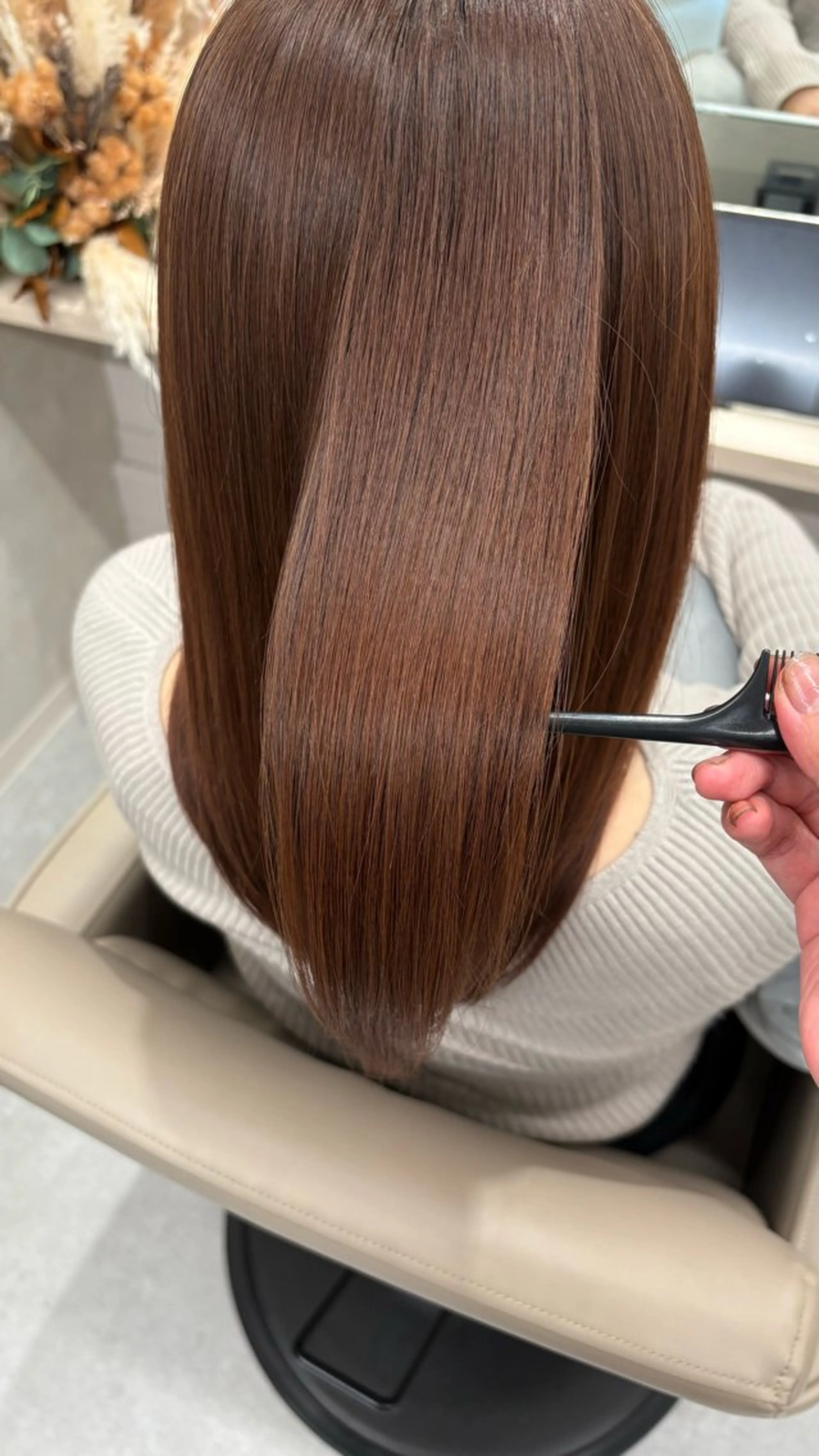 ロング ヘアカラー トリートメント こころ 🌿のヘアスタイル