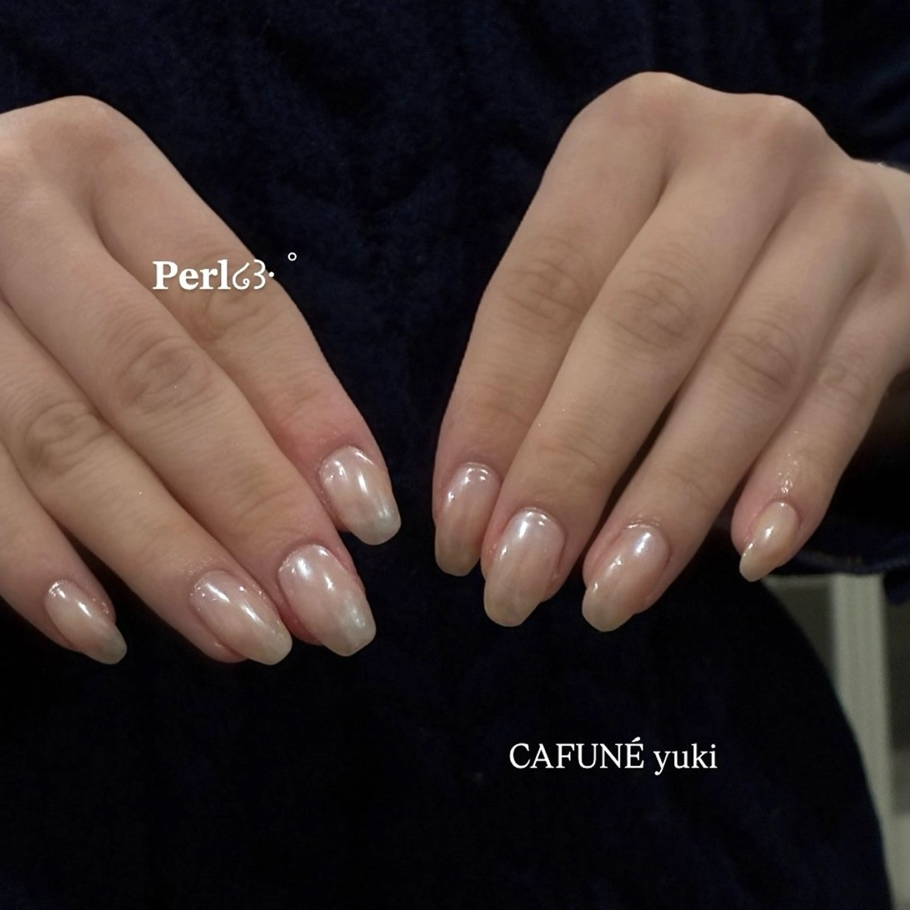 ネイル ハンドネイル 🎼CAFUNÉ_ TOKYO.•*¨のネイルデザイン